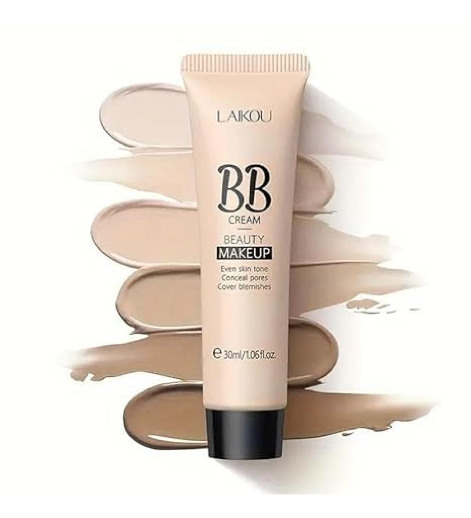 BB Cream Coverage Waterproof Glow BB Cream + CC cream Long-Lasting Oil-Control Pore-Hiding Foundation Makeup Skin Care Foundation Makeup Tinted Moisturizer Moisturizer Face 1.06oz - Buy Online on GoSupps.com
