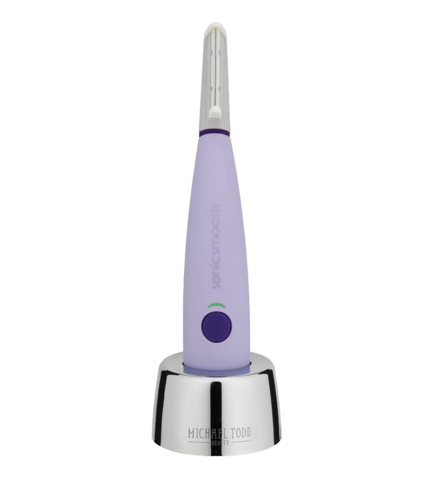 Michael Todd Beauty Sonicsmooth: 2-in-1 Dermaplaning Tool for Women - Facial Exfoliation & Hair Removal System - Lavender - Buy Online on GoSupps.com