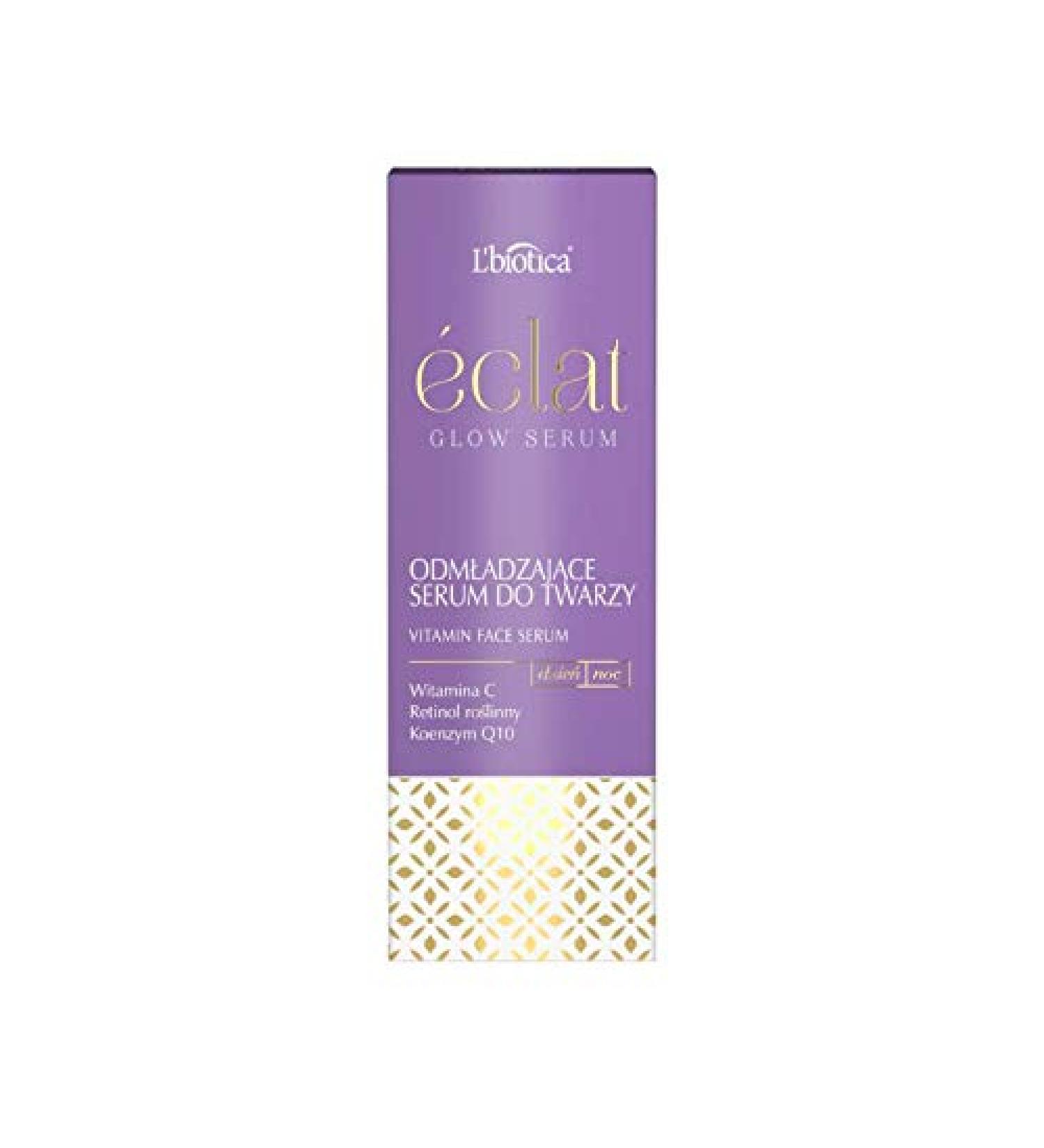 L'biotica Eclat Vitamin Rejuvenating Face Serum Day/Night 15ML