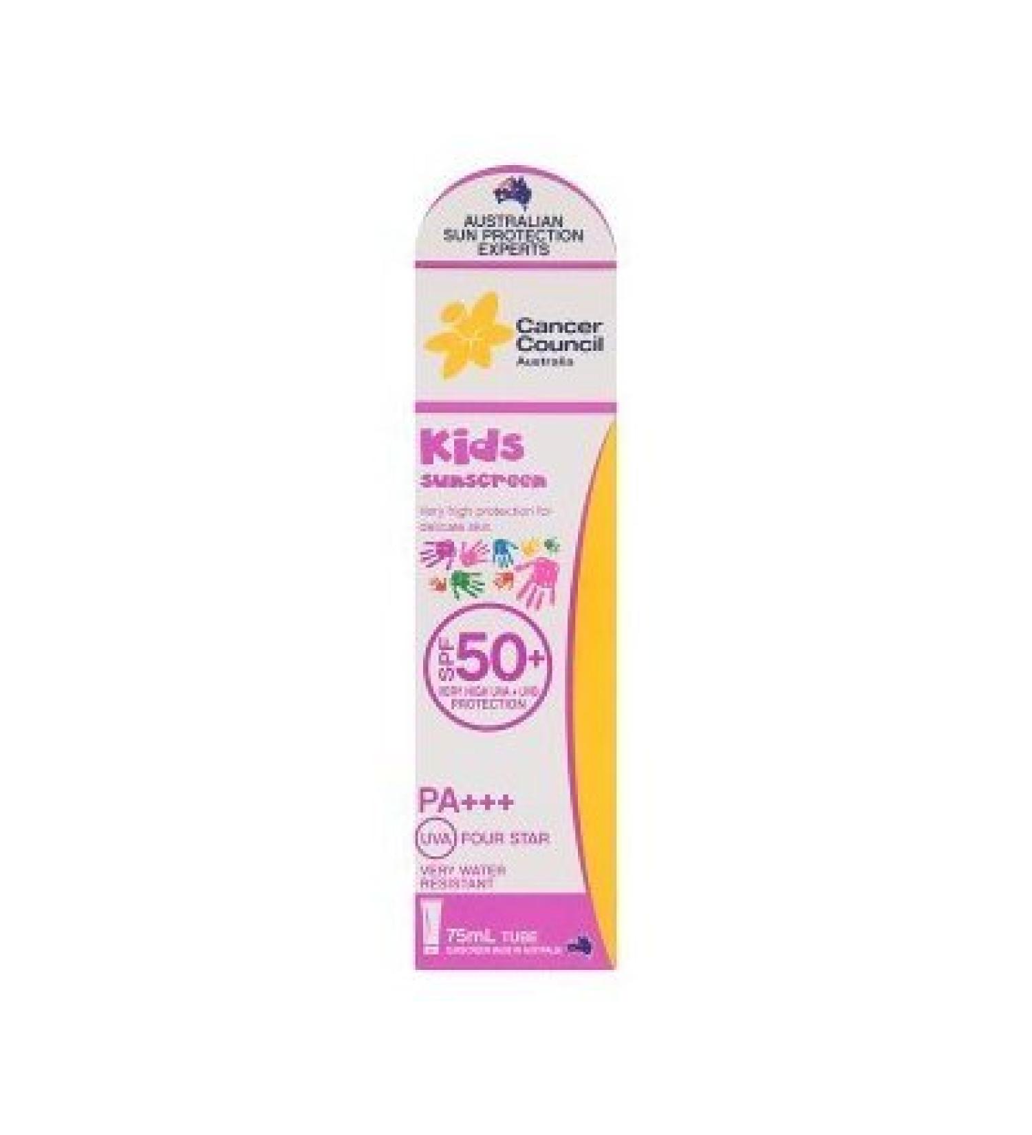 Cancer Council Australia Spf50 Pa+++ Kids Sunscreen Lotion 75ml ( Hot Items ) by gole