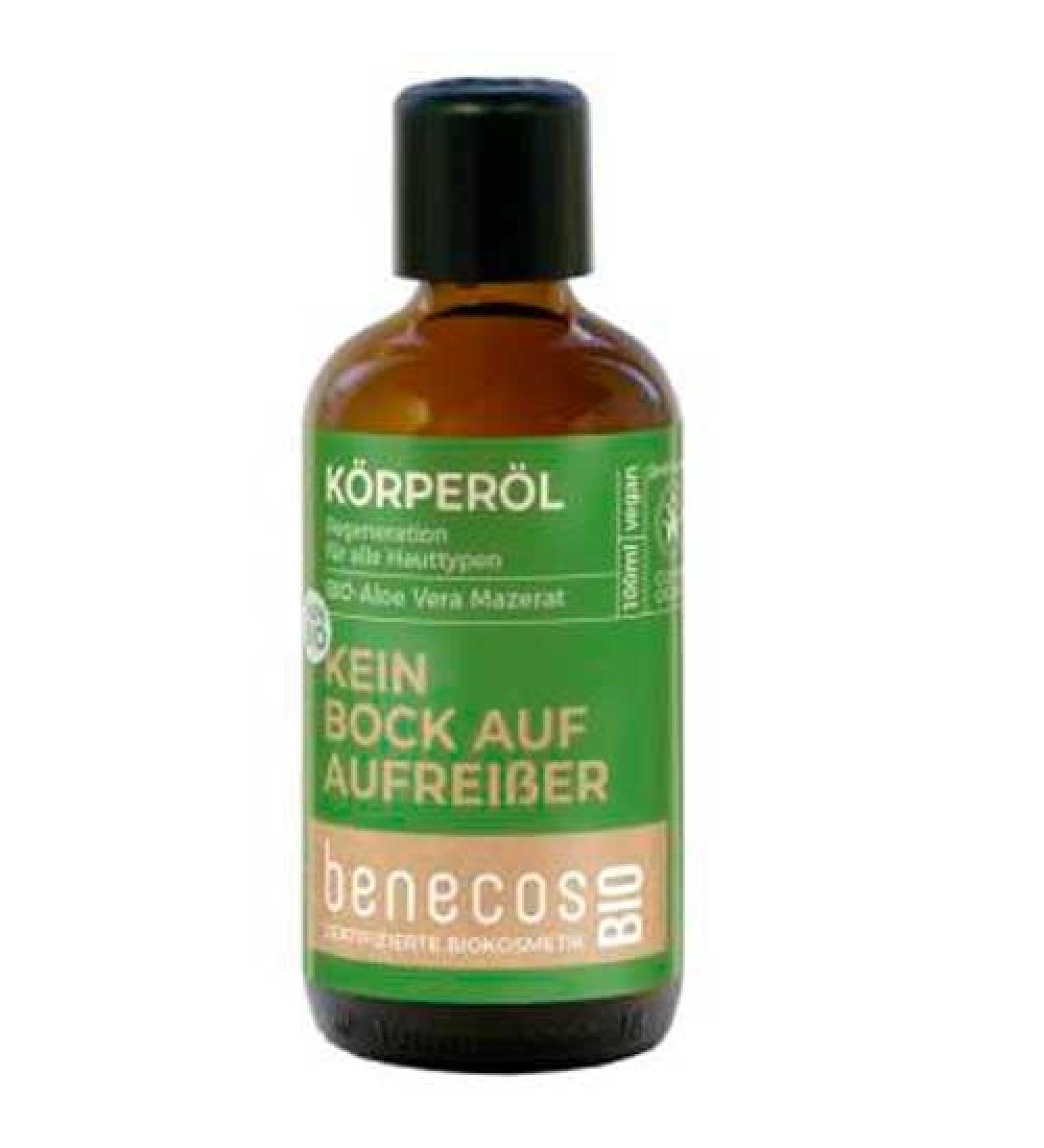 benecos Organic Body Oil Organic Aloe Vera Macerate No Bock On Relief - Regeneration