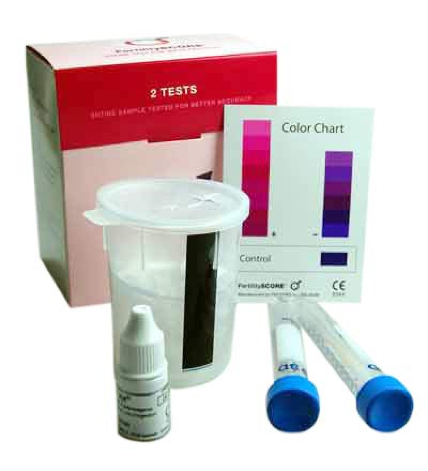 FERTILITY SCORE Colour Test for Male Fertility - ONLY test to measure a man s sperm concentration & sperm motility.