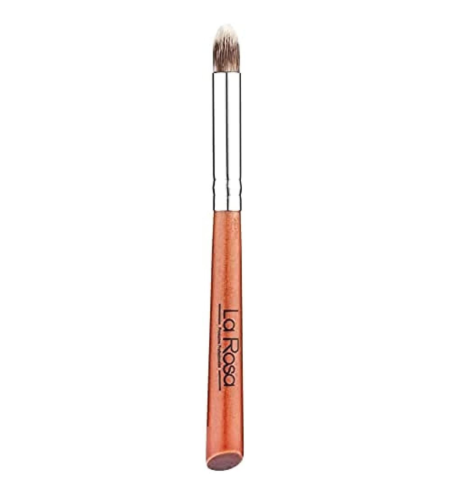 LA ROSA Professional Round Eyeshadow Brush | Small Eye Makeup Brush for Blending - Versatile Wooden Applicator for Wet & Dry Products - Buy Online on GoSupps.com