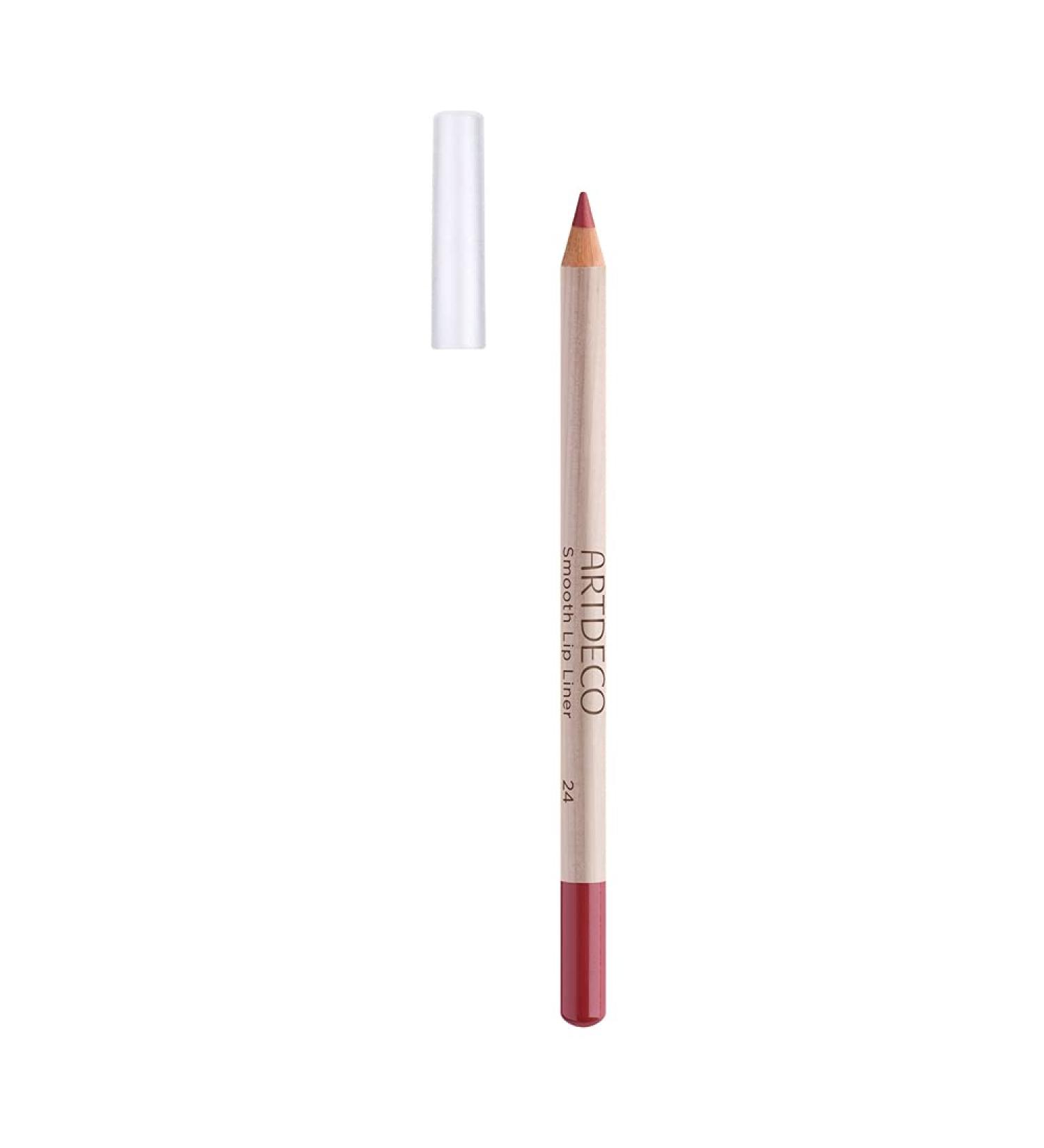 Artdeco Smooth Lip Liner 24 - Clearly Rosewood | Long-Lasting Nourishing & Sustainable Contour Pencil for Sensitive Skin - 1.4g - Buy Online on GoSupps.com