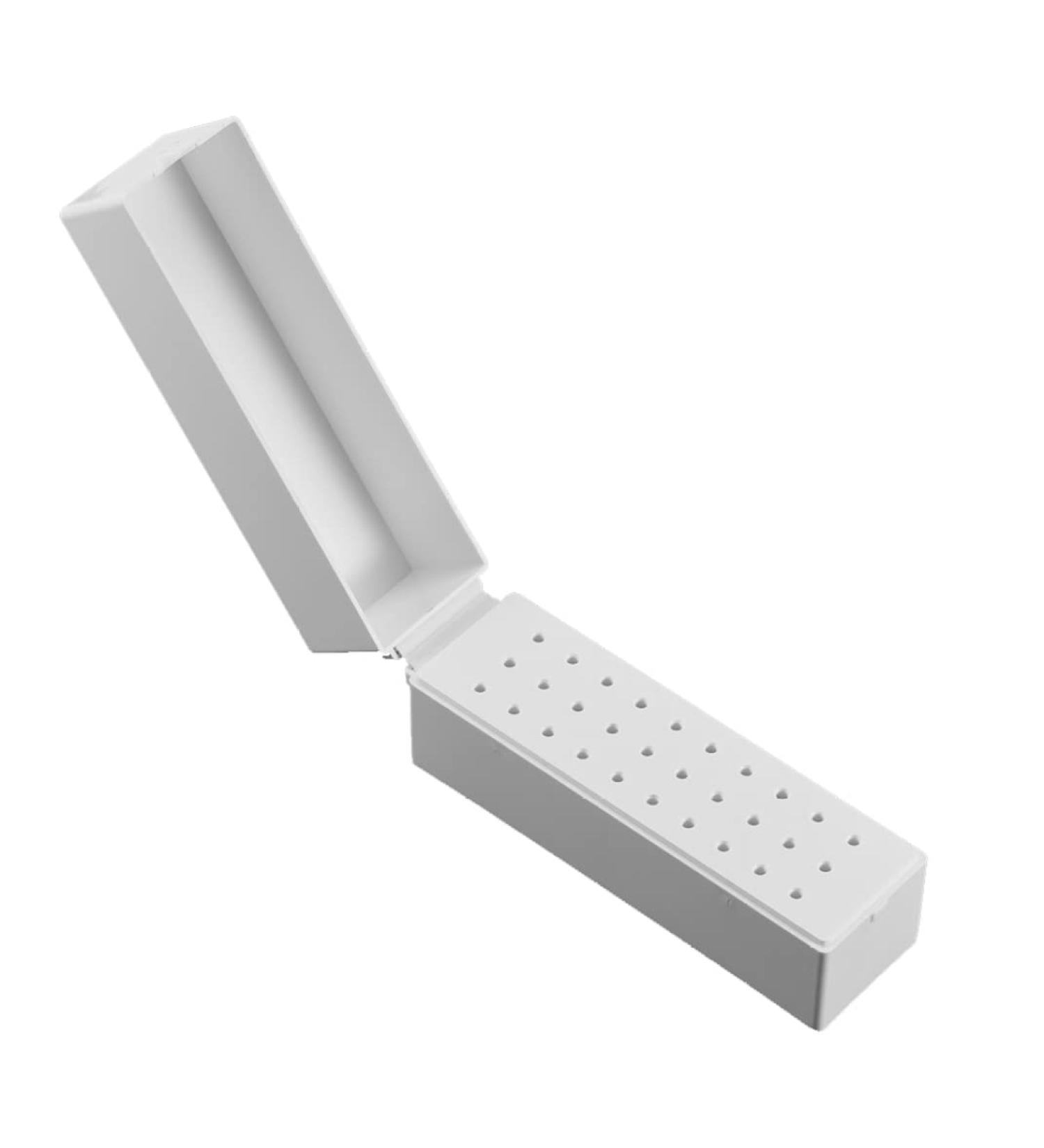 Nail Drill Bits Holder 30 Holes Drill Bits Organizer Container 30 Holes Manicure Tools - Buy Online on GoSupps.com