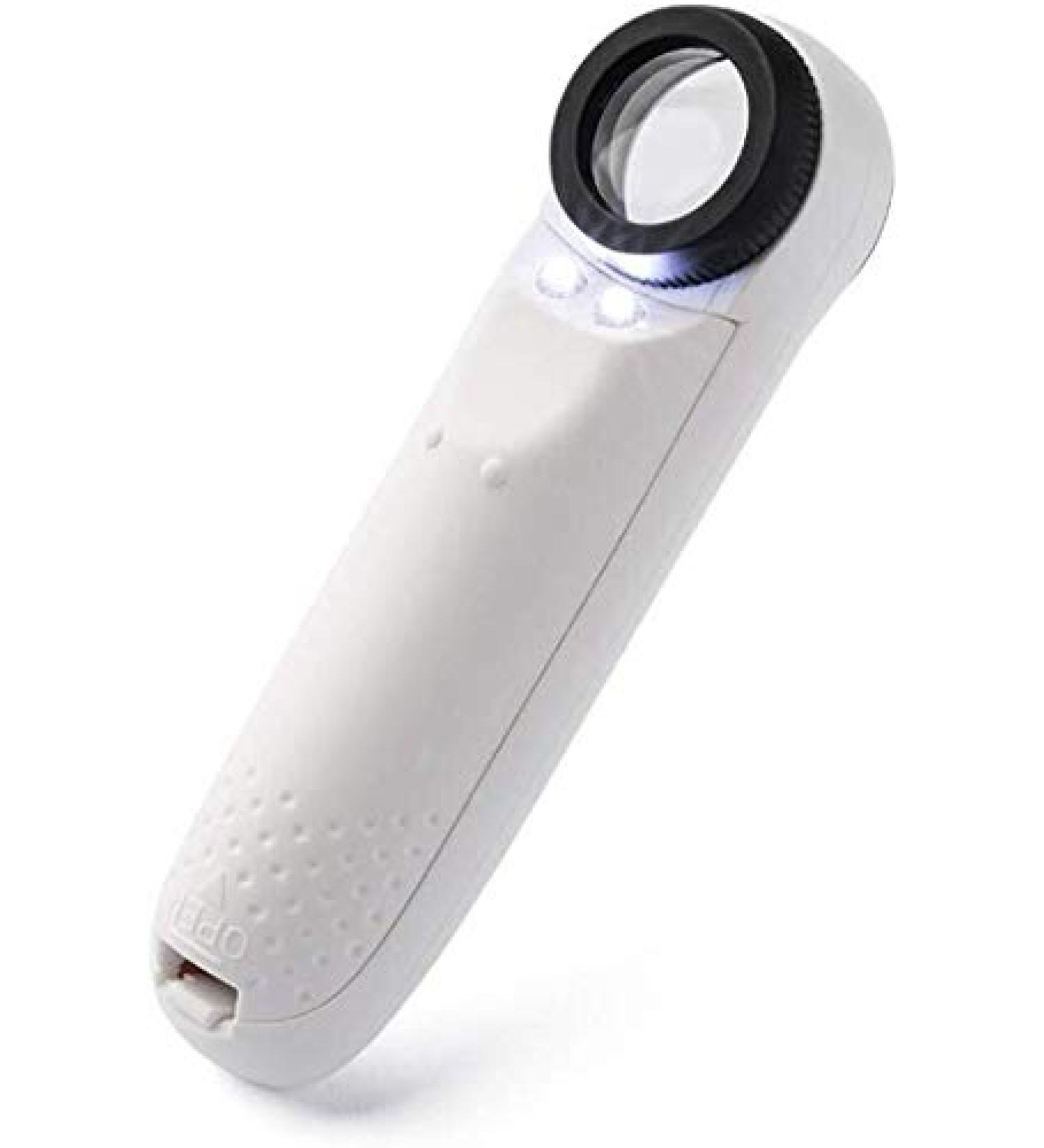 Magnifying Glasses Educational Hobby Magnifiers Hand-Held Magnifying Glass with Led Light 40 Times Reading Identification of Child Old Man Antique Jade Magnifying Glass Comfortable Anniversary - Buy Online on GoSupps.com