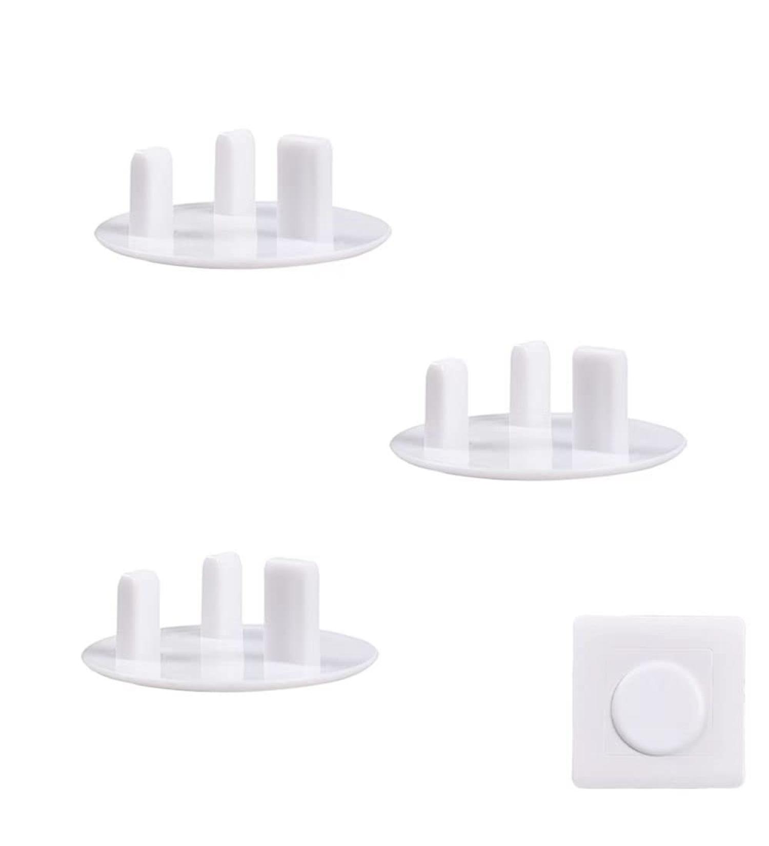 Plug Socket Covers 3 Pcs Plug Covers Socket Plug Child Proof Plug Socket Protectors for Home and School - Buy Online on GoSupps.com