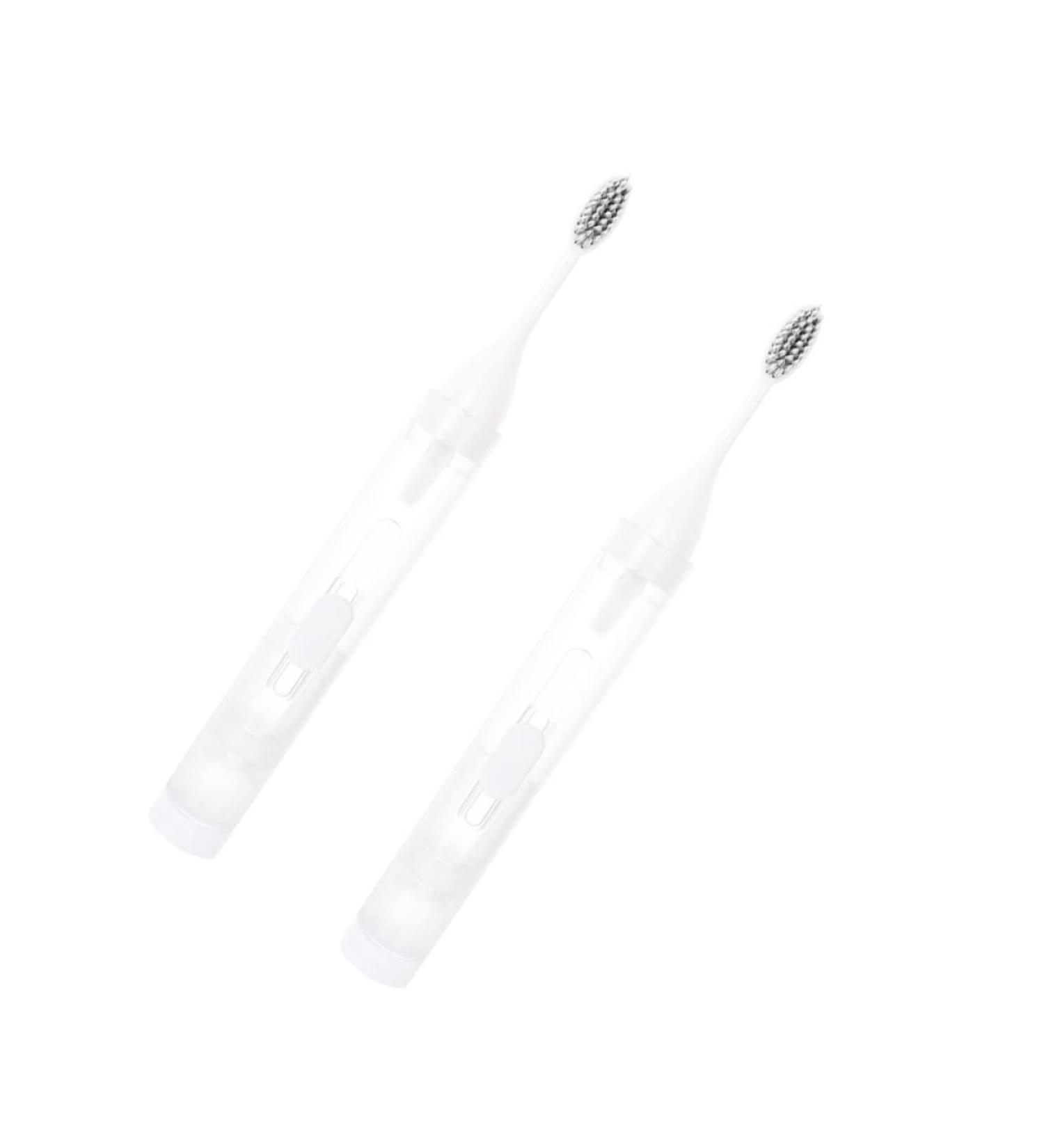 Magiclulu 2-Piece Foldable Travel Toothbrush Set | Portable Manual Toothbrushes for Dental Care - Ideal for Travel - Buy Online on GoSupps.com