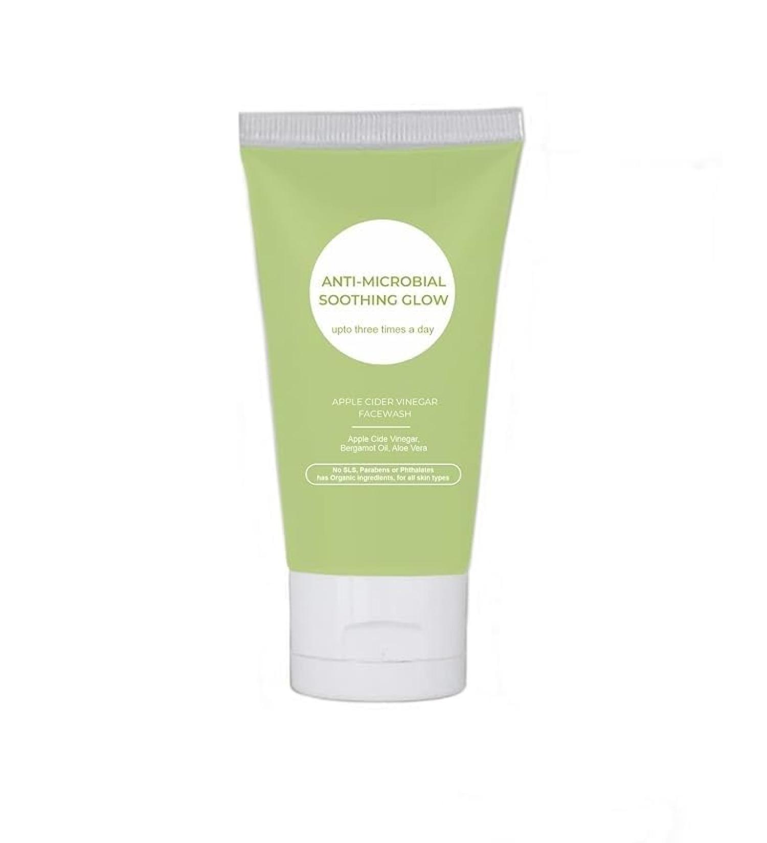 Apple Cider Vinegar Face Wash for Oily Skin Acne Control & Facial Glow 100ml (Pack of 1) - Buy Online on GoSupps.com