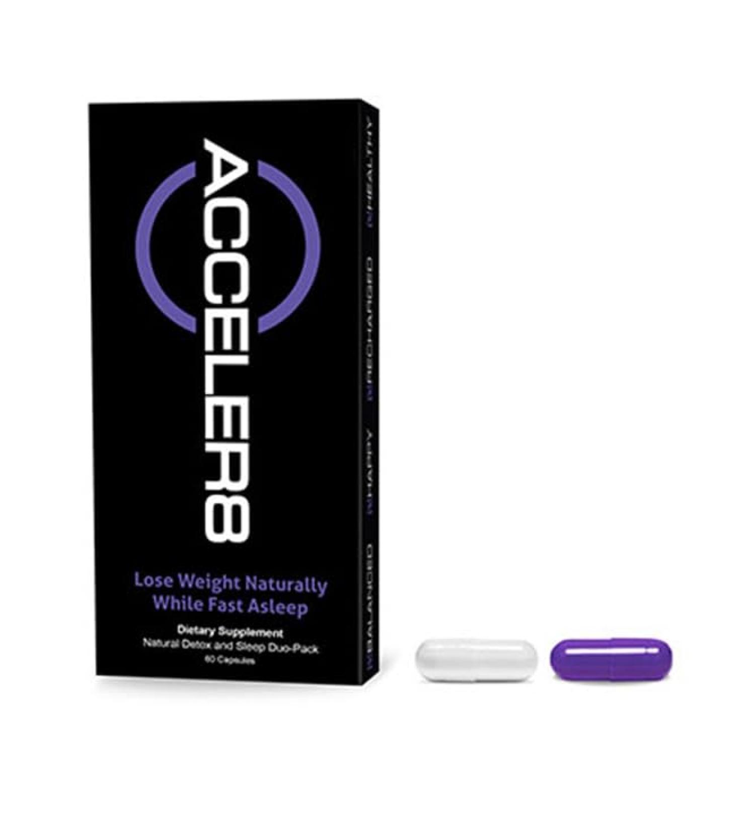 Bepic Acceler8 | 1 Month Supply | 60 Capsules | Purple and White | B Epic Accelerate