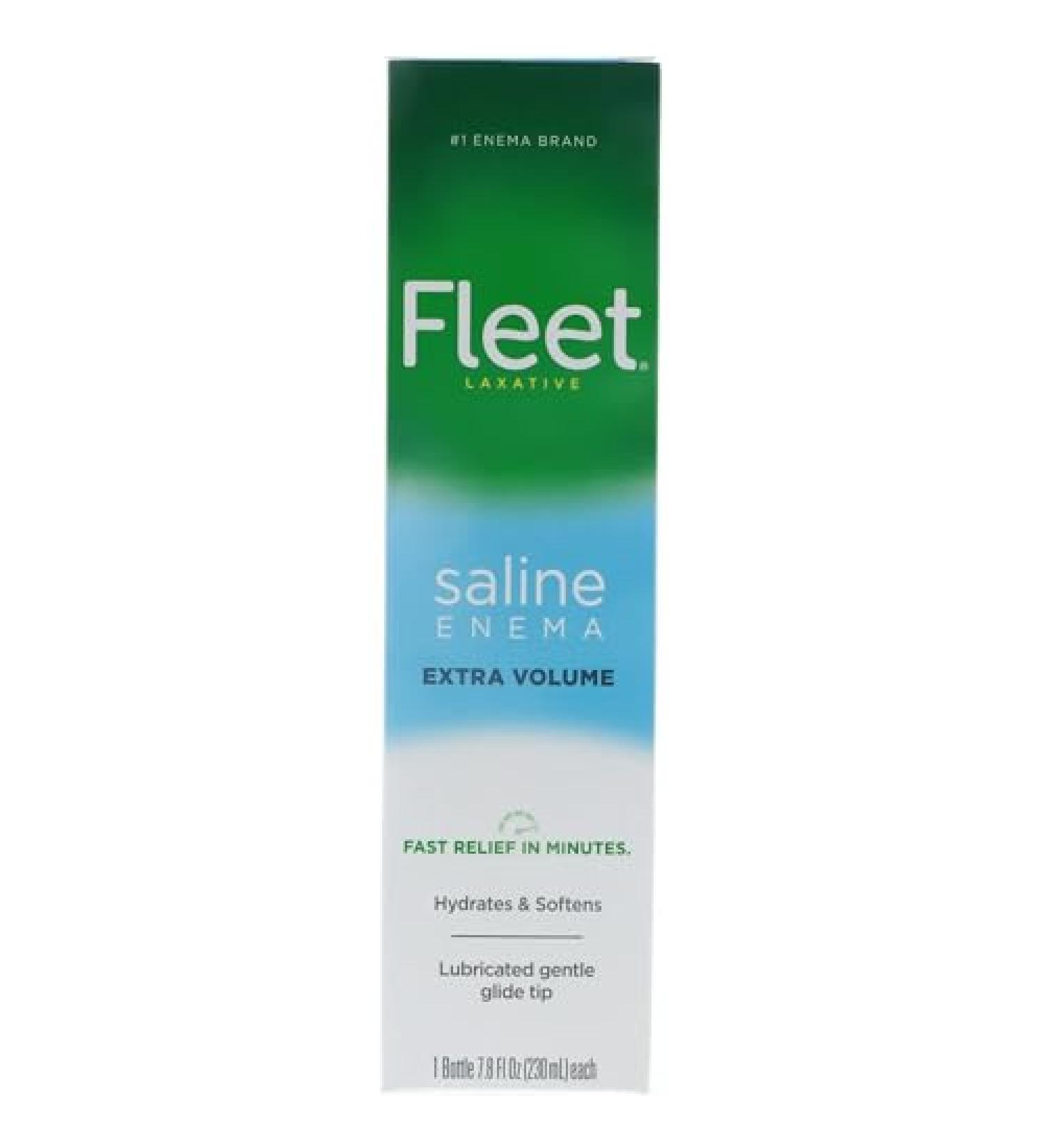 Fleet Enema Ready-to-Use Saline Laxative 4.5 Fluid Ounce (Pack of 6) Unflavored 4.5 Fl Oz (Pack of 6)