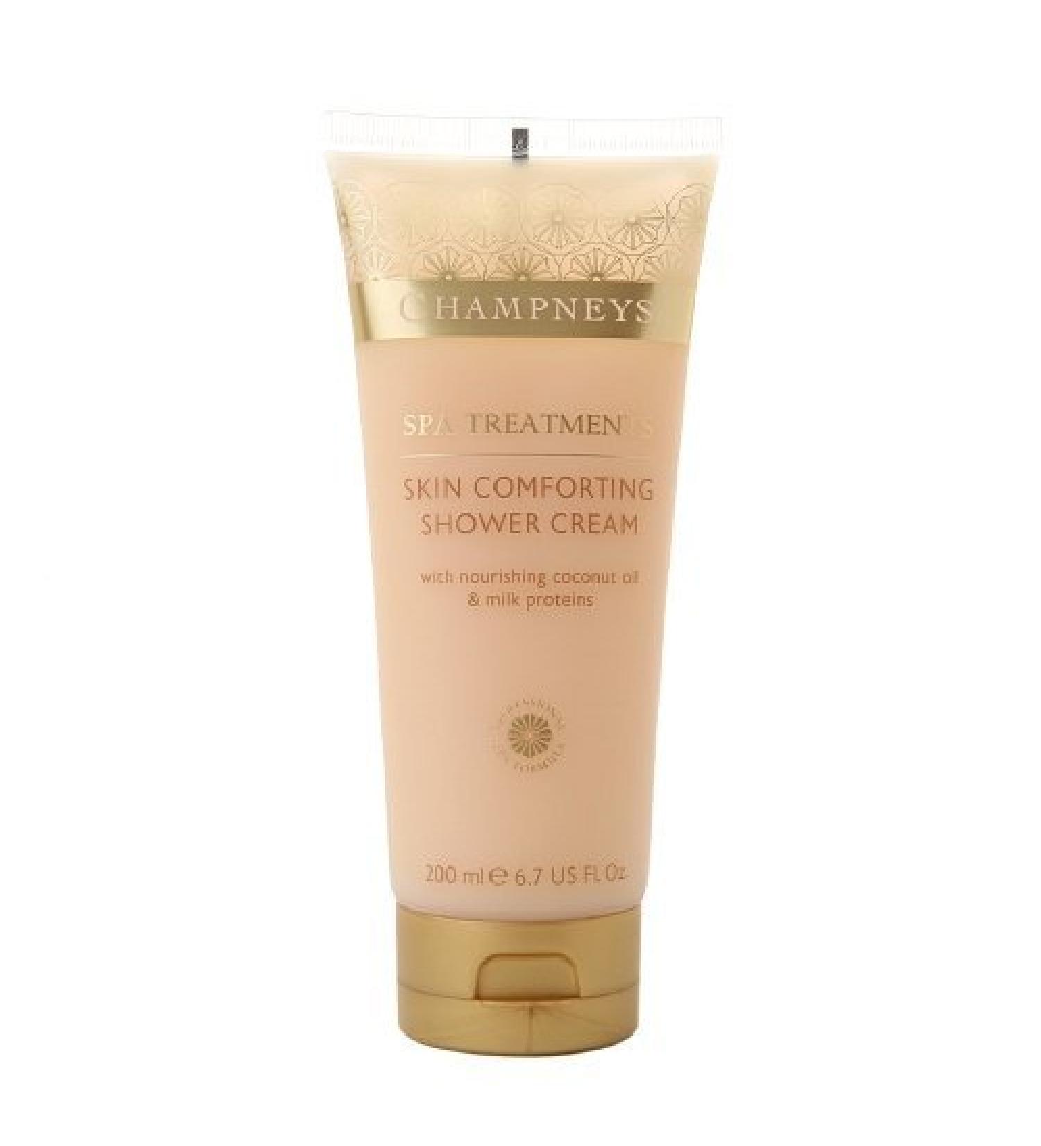 Champneys Skin Comforting Shower Cream Coconut Oil Milk 6.7 fl oz (200 ml) by Champneys