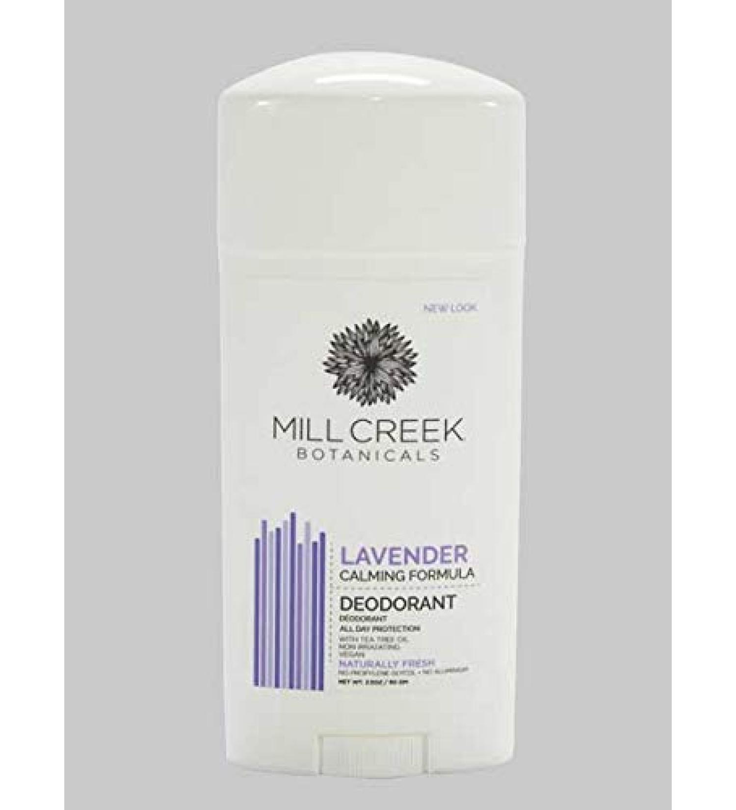 Mill Creek Deodorant Cool Lavender (Natural & Organic) - 2.5oz.