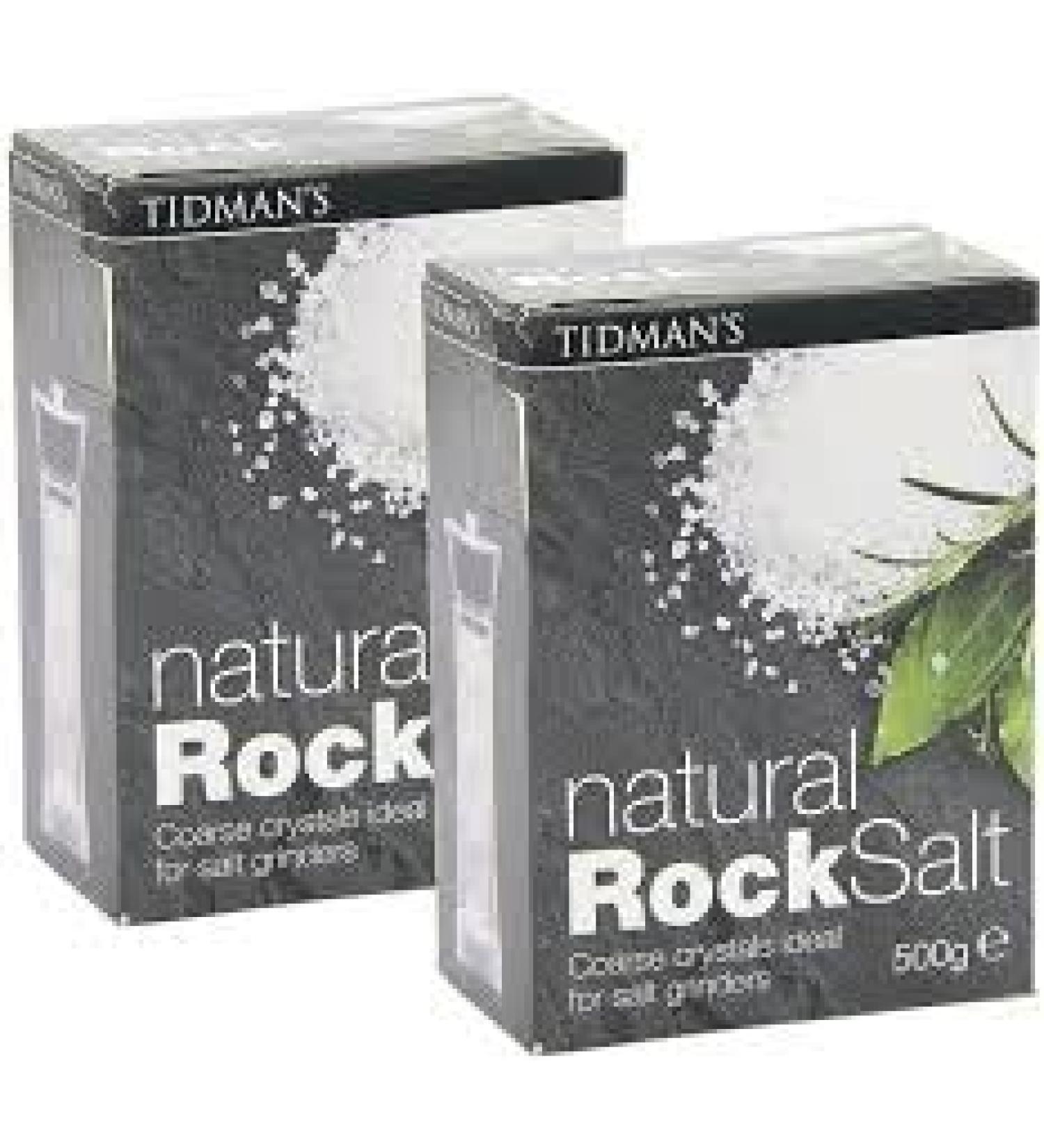 Gharana Swaad Ka Khazaana Tidman's Rock Salt 500g - Pack of 2 | Natural Minerals for Flavorful Cooking & Wellness | Unrefined & Versatile | Essential for Cooking & Seasoning - Buy Online on GoSupps.com
