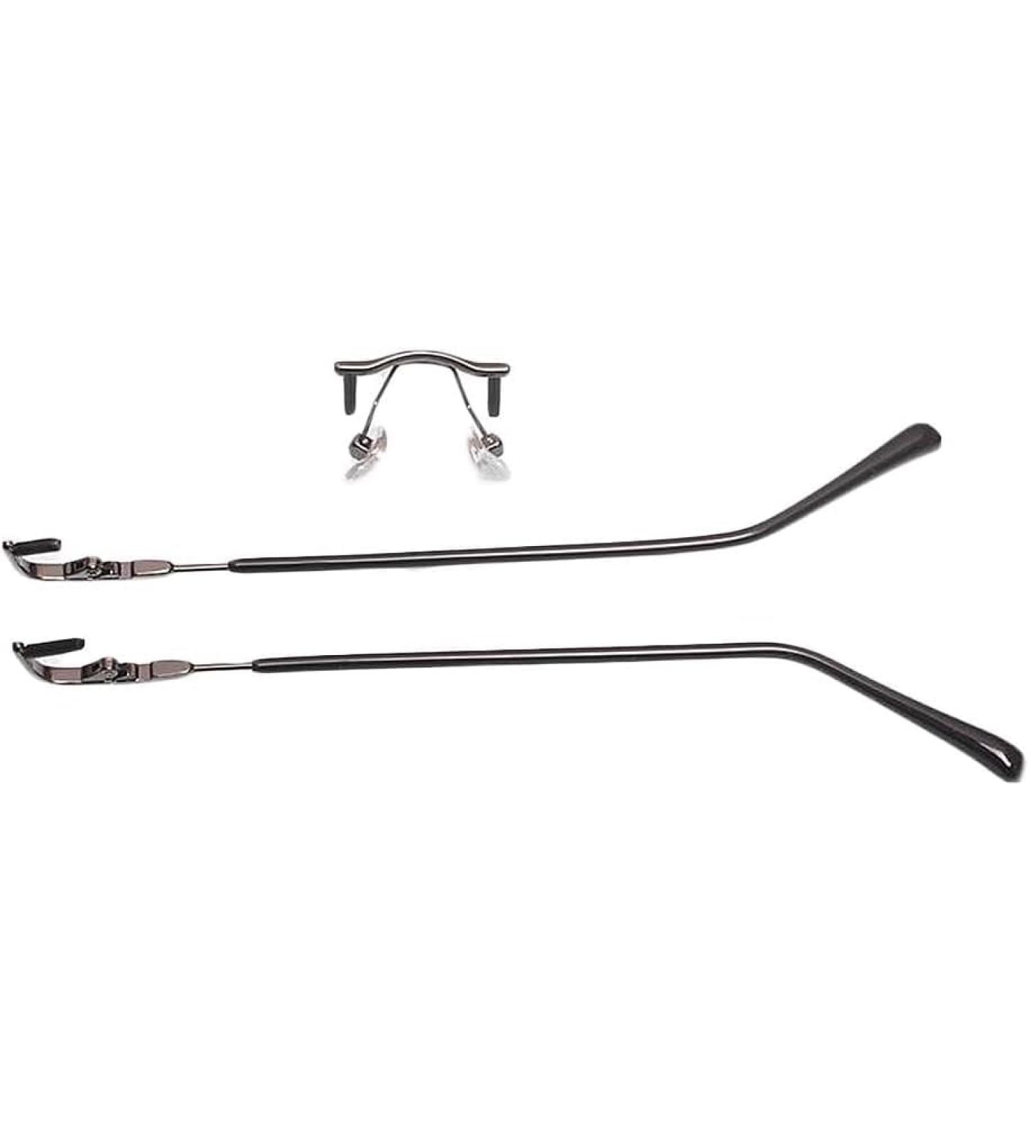 Buy Deebow Glasses Spare Bar & Yewear Leg - Metal Replacement Set for Borderless Glasses (Gray) - International Shipping Available - Buy Online on GoSupps.com
