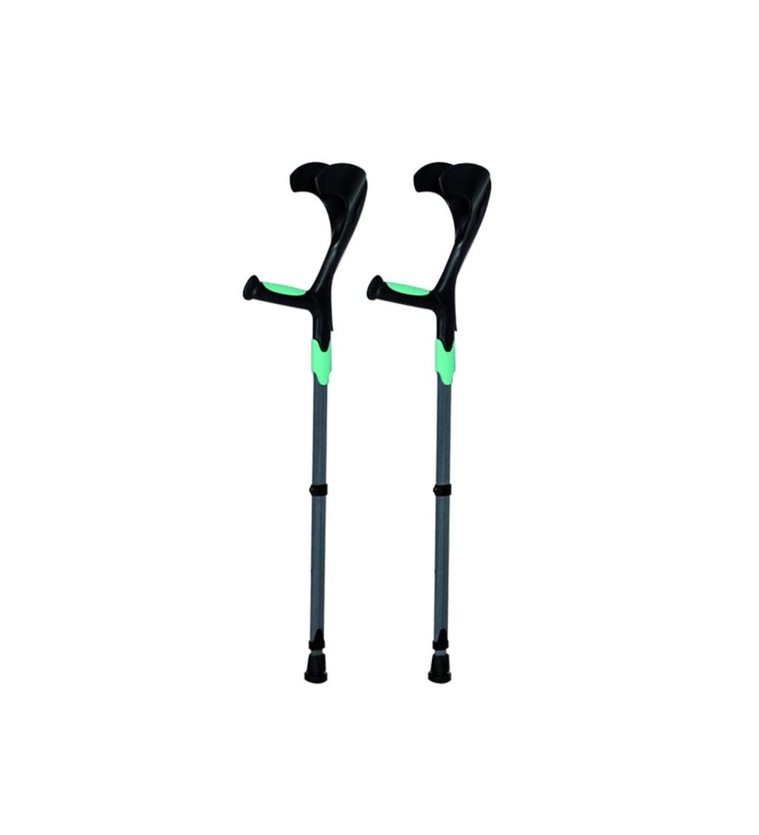 Crutch with Adjustable Underarm Fracture and Non-Slip Double Crutch for Adults with Elbow Crutches and Arm Cane for The Disabled (Color : Green) Smooth Sailing - Buy Online on GoSupps.com