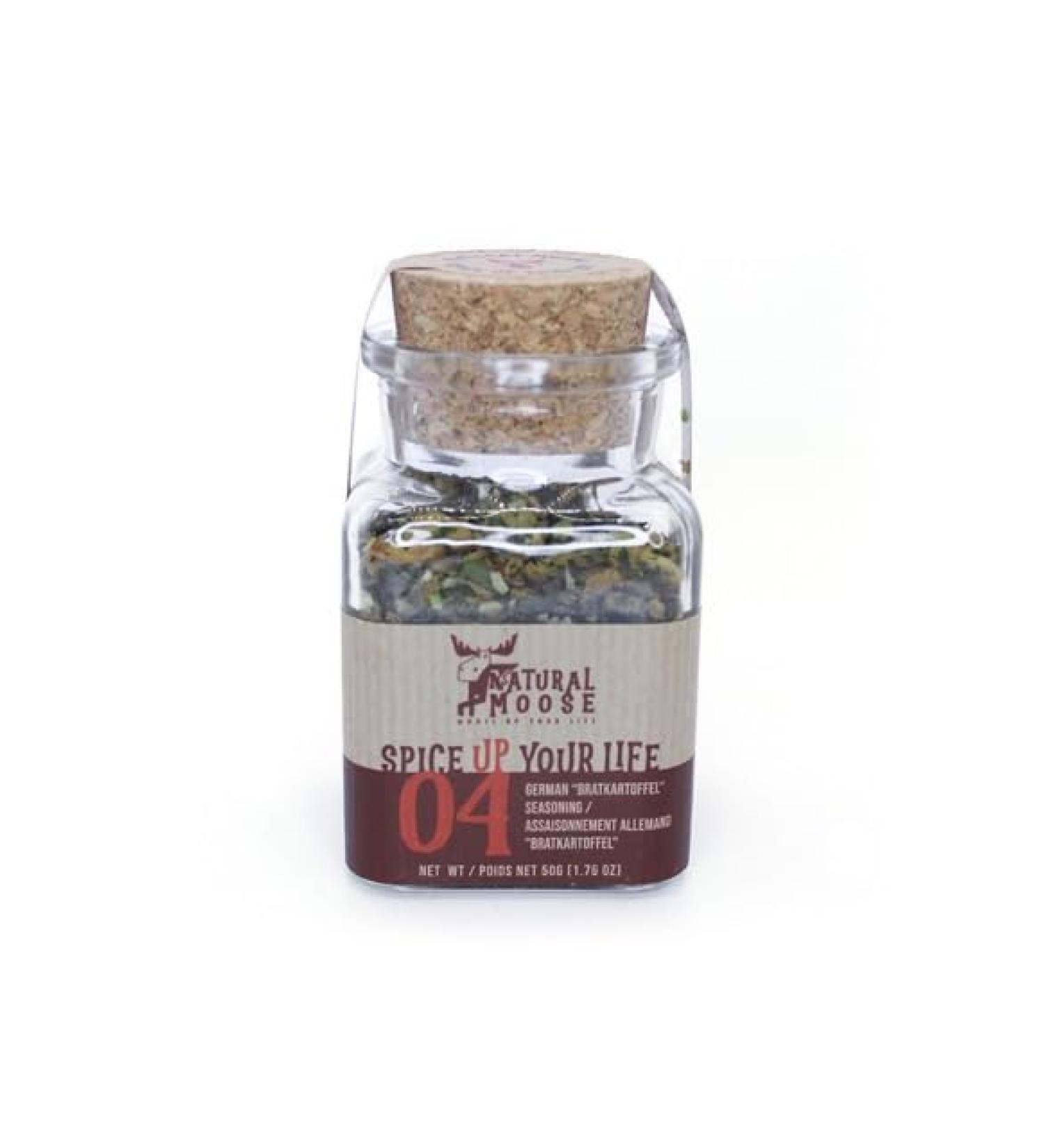 Natural Moose | 100% All Natural Herb & Spices | #4 German Bratkartoffel Seasoning| 60g - Buy Online on GoSupps.com