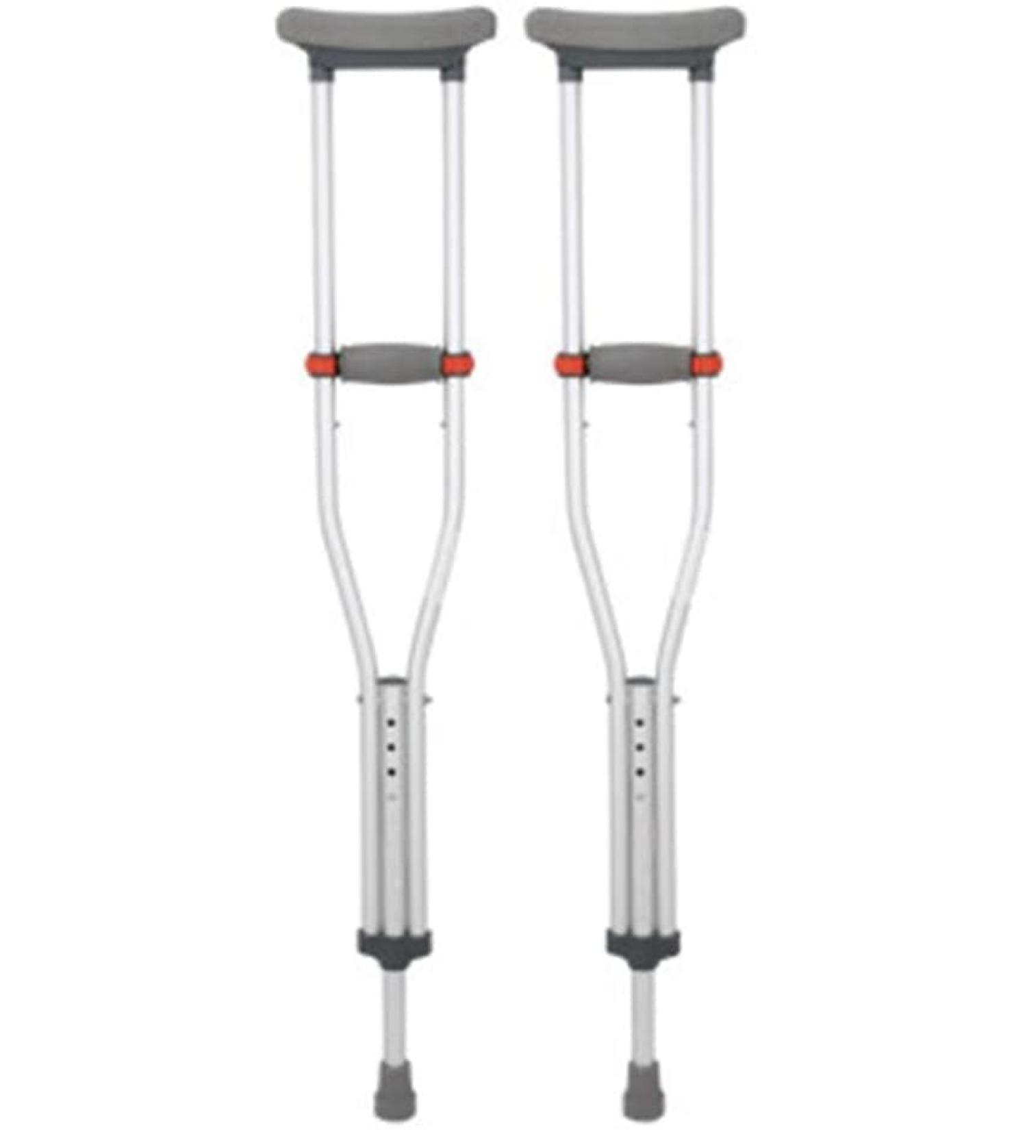 Crutches for Adults Underarm Retractable Walking Stick for The Elderly Adjustable Underarm Crutch Aluminum Alloy Double Crutchr M Great for Travel or Work Innovate - Buy Online on GoSupps.com