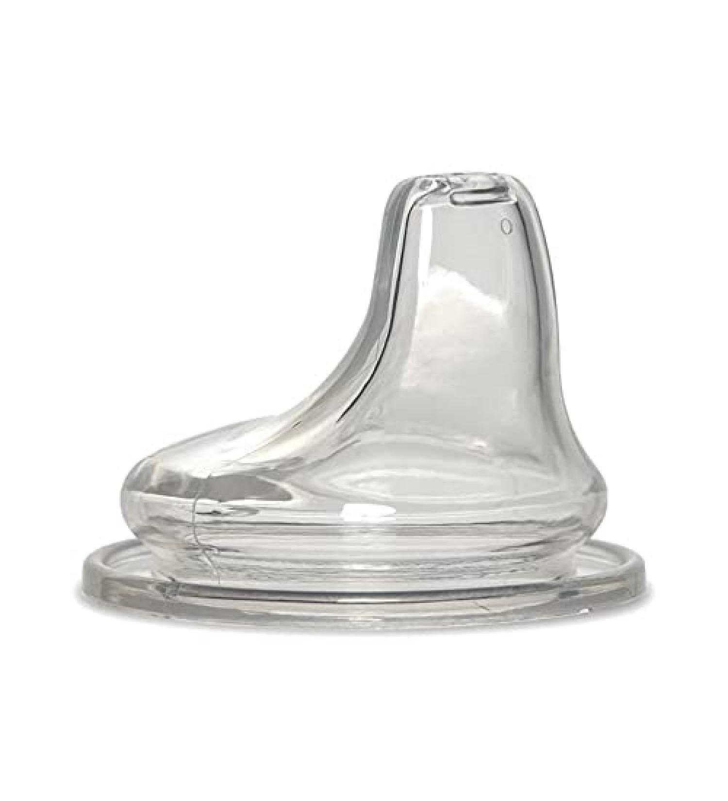 NUK Replacement Silicone Spout Clear 1 Count (Pack of 3)