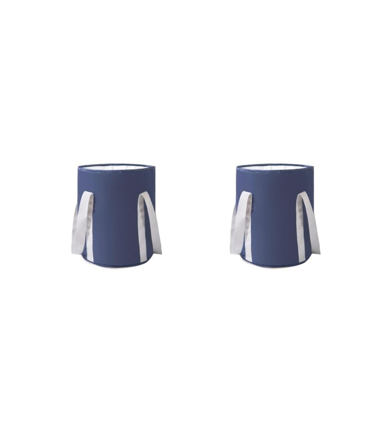 Lot de 2 seaux de bain de bain pour p dicure spa lavage de voiture bleu Lot de 2 Bleu  - Buy Online on GoSupps.com