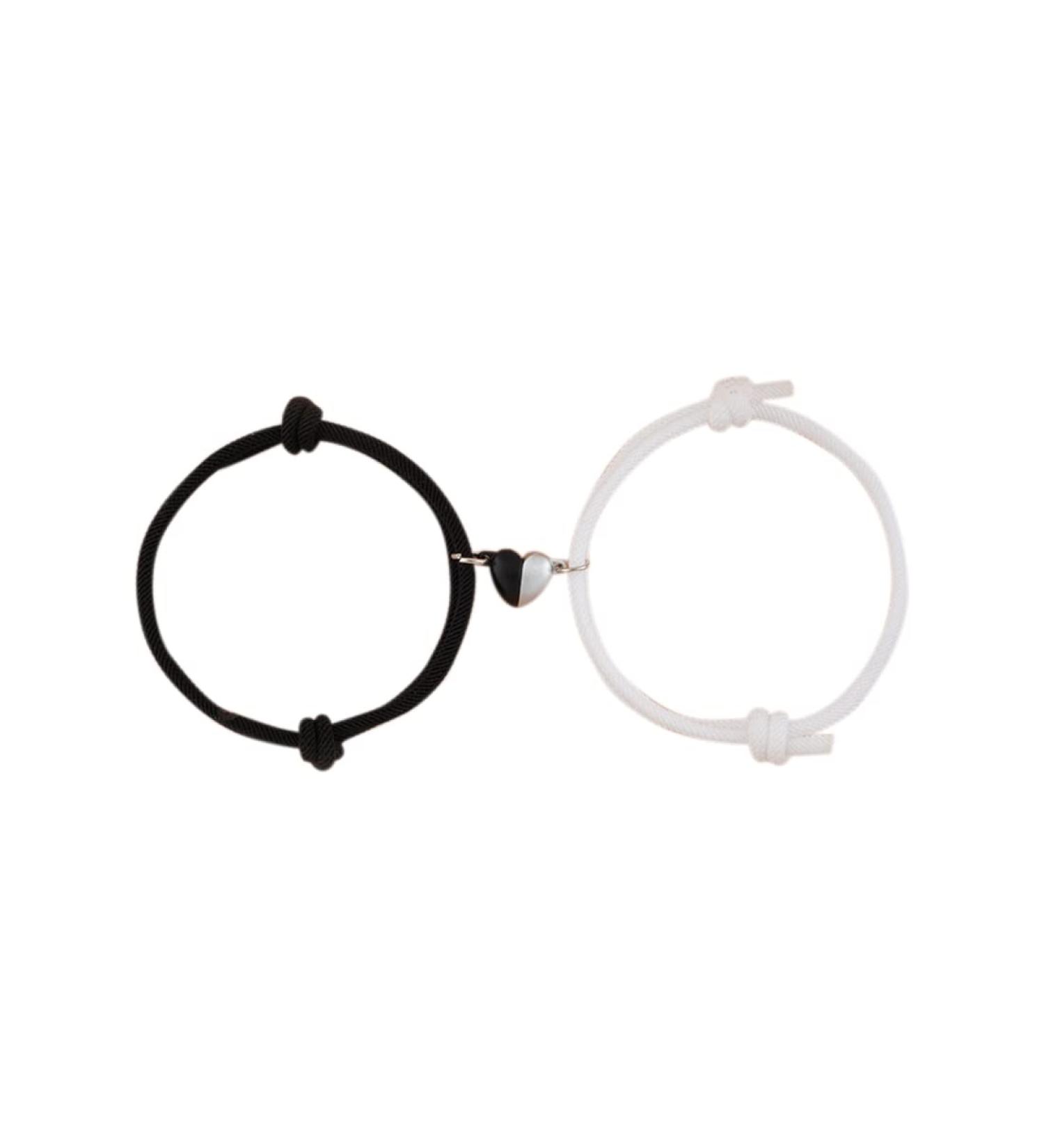 Magnetic Bracelets for Couples | Hand-Woven Love Magnet Matching Bracelets - Perfect Gift for Him & Her - Buy Online on GoSupps.com