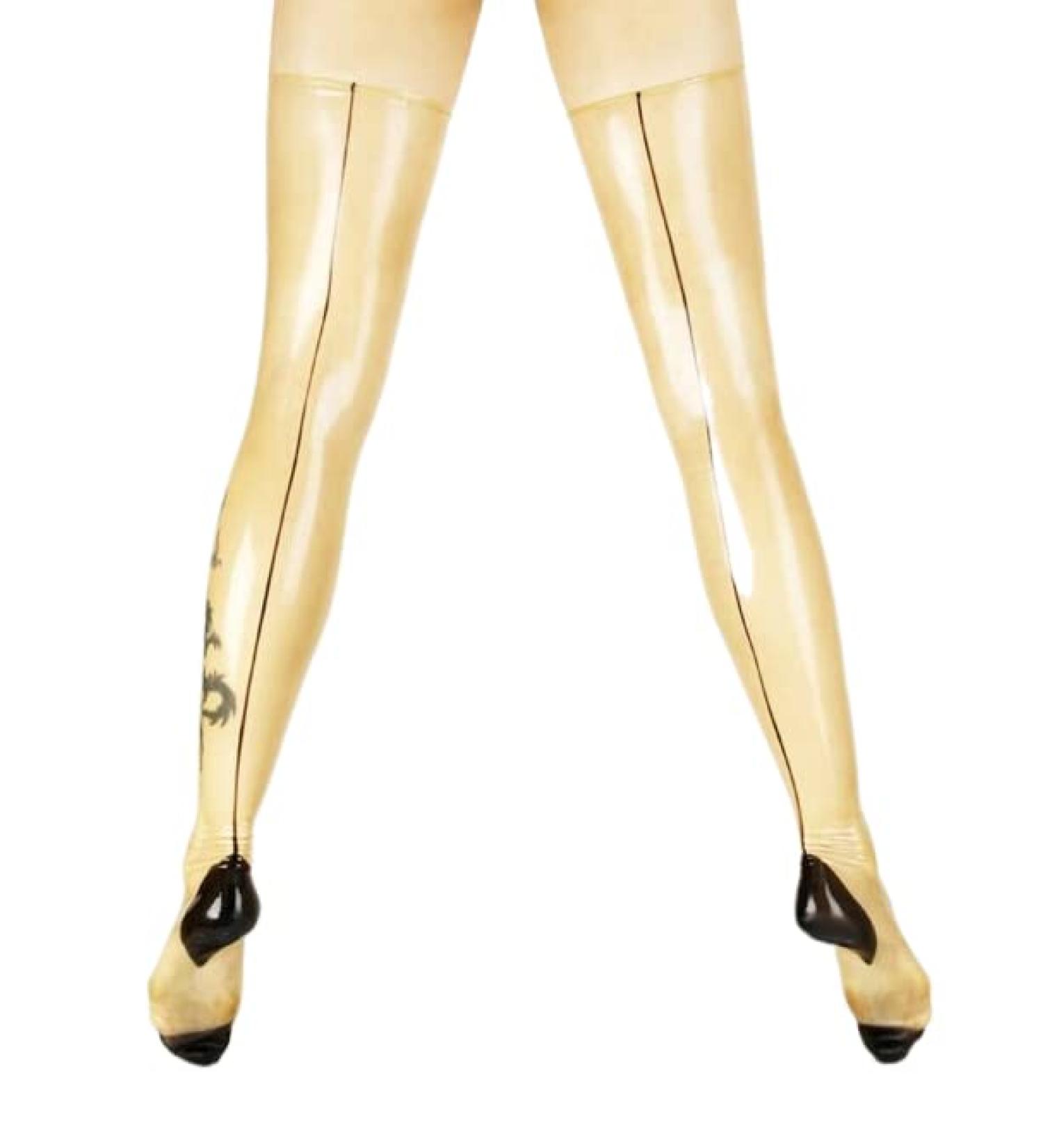 Buy Women's Transparent Latex Rubber Stockings - Cute Long Socks XS-XXL | International Shipping Available - Buy Online on GoSupps.com