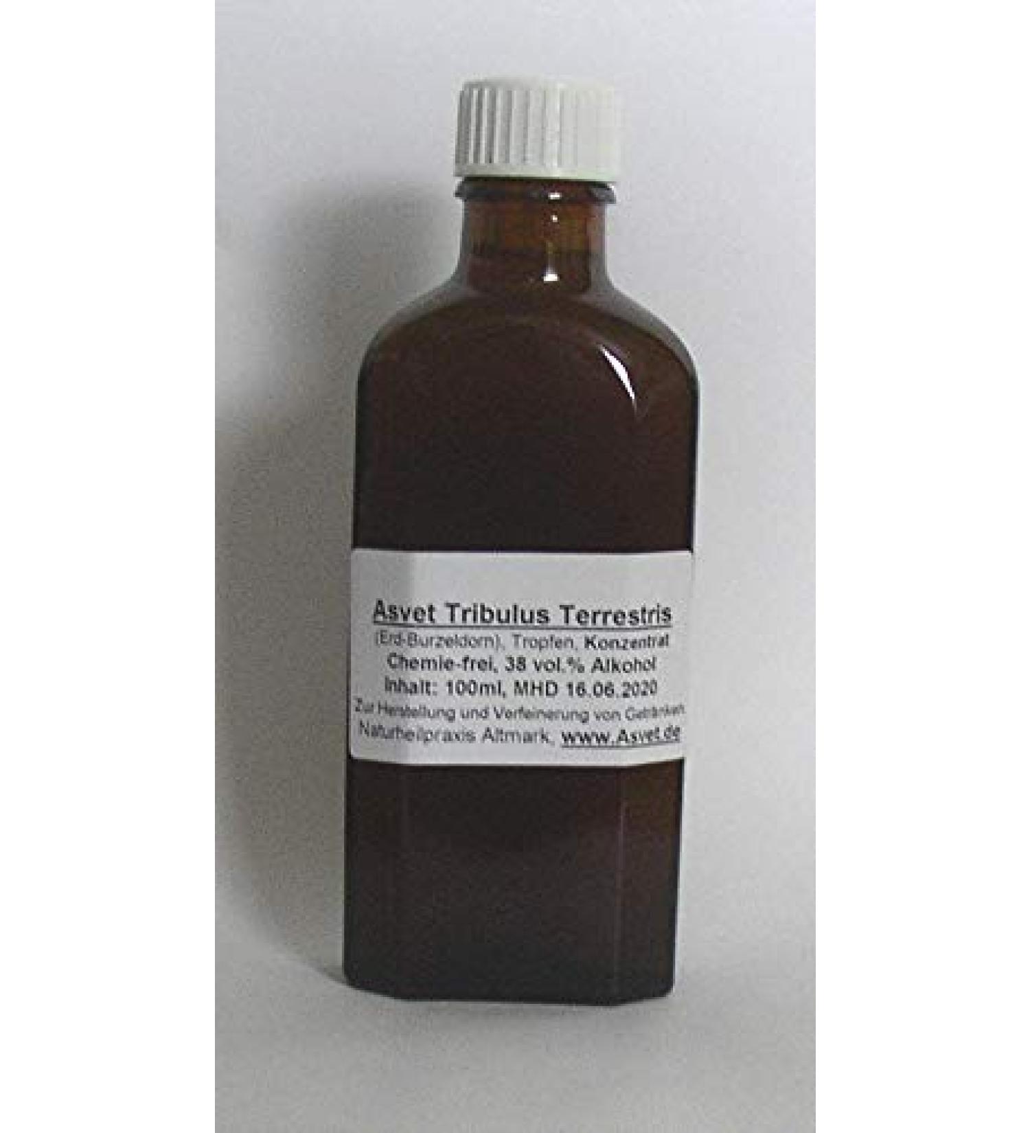 Asvet 100ml Tribulus Terrestris drops tincture extract preparation