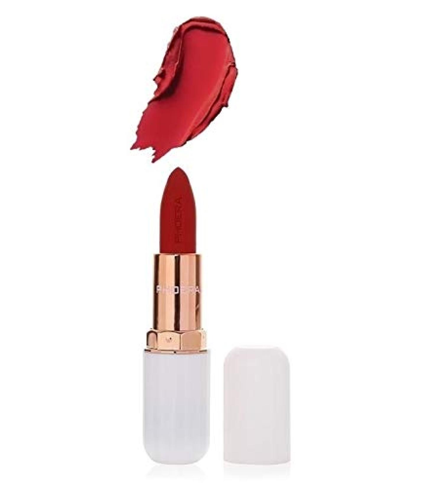 AquaPurity Phoera Absolute Velvet Matte Lipstick - Long Lasting, Waterproof & Pigmented (106 Adoration) | UK Makeup - Buy Online on GoSupps.com