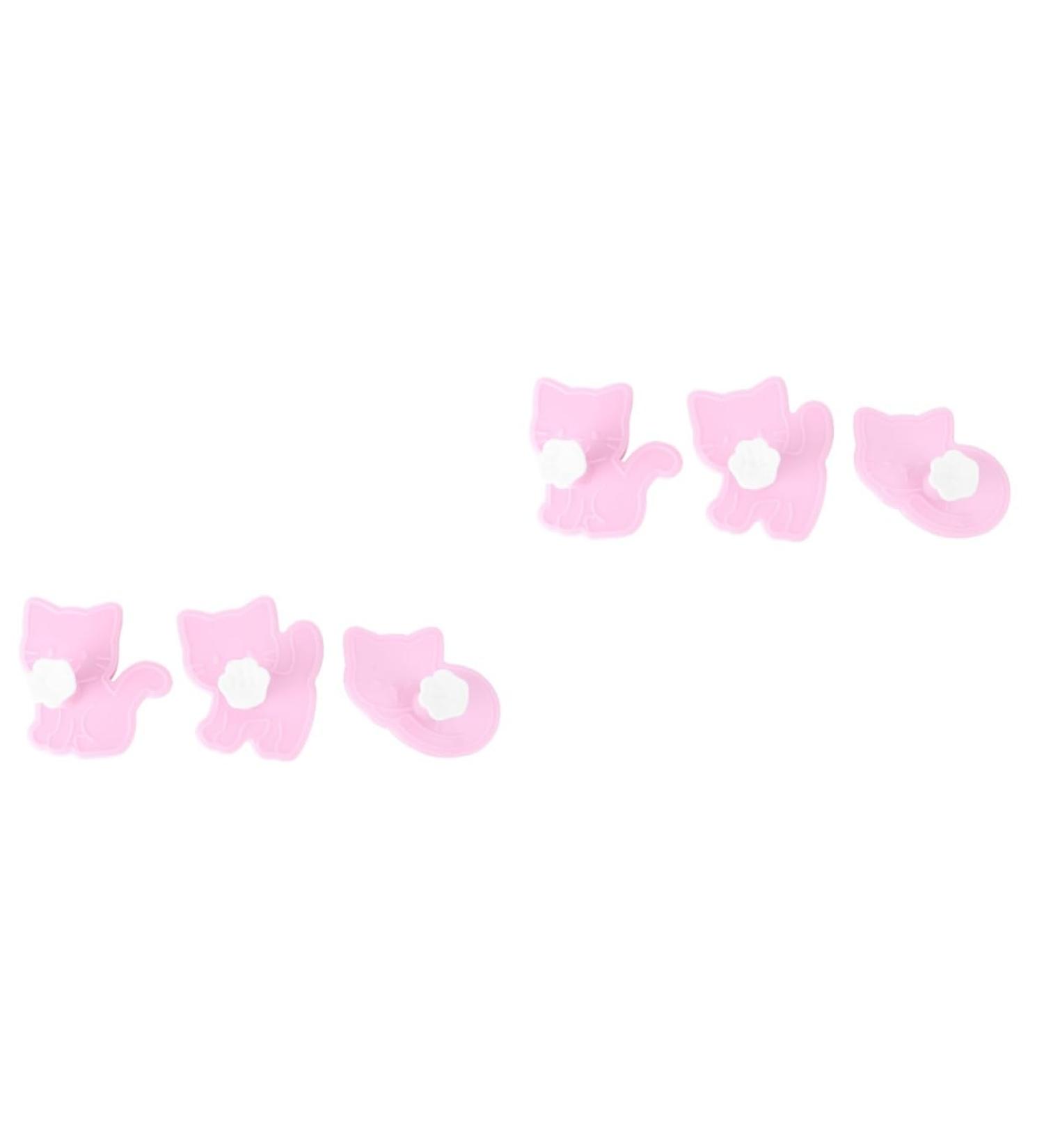 Milisten 6 Pcs Biscuit Mold Hanging Transparent Bin Small Animal Baking Molds Silicone Chocolate Mold Fondant Cutters Shapes Cartoon Molds Kitchen Baking Mold Child Cookie Pack Silica Gel 8x7.5cmx2pcs Pinkx2pcs - Buy Online on GoSupps.com