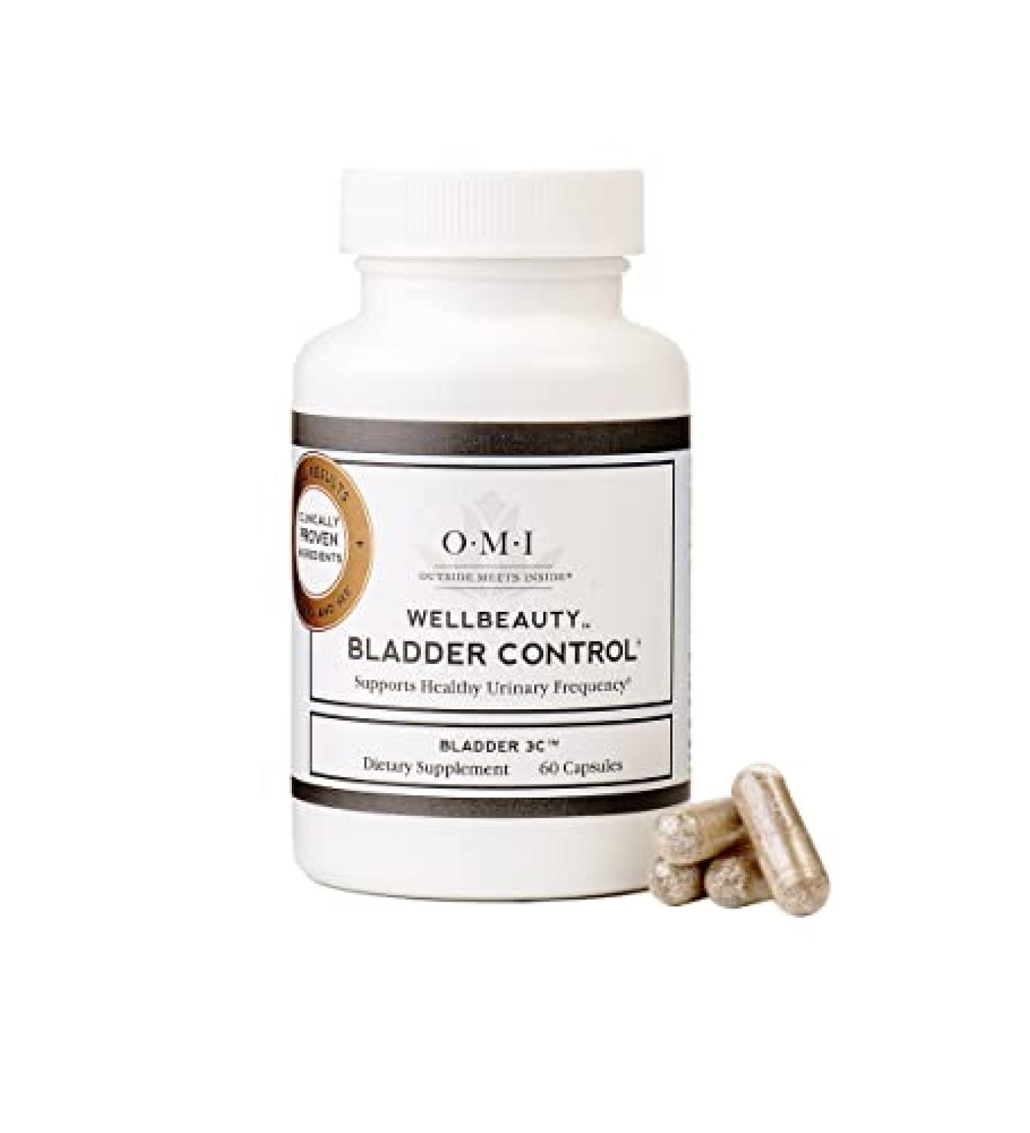OMI WellBeauty Bladder Control - Reduce Urinary Frequency with 60 Veggie Capsules - Buy Online on GoSupps.com