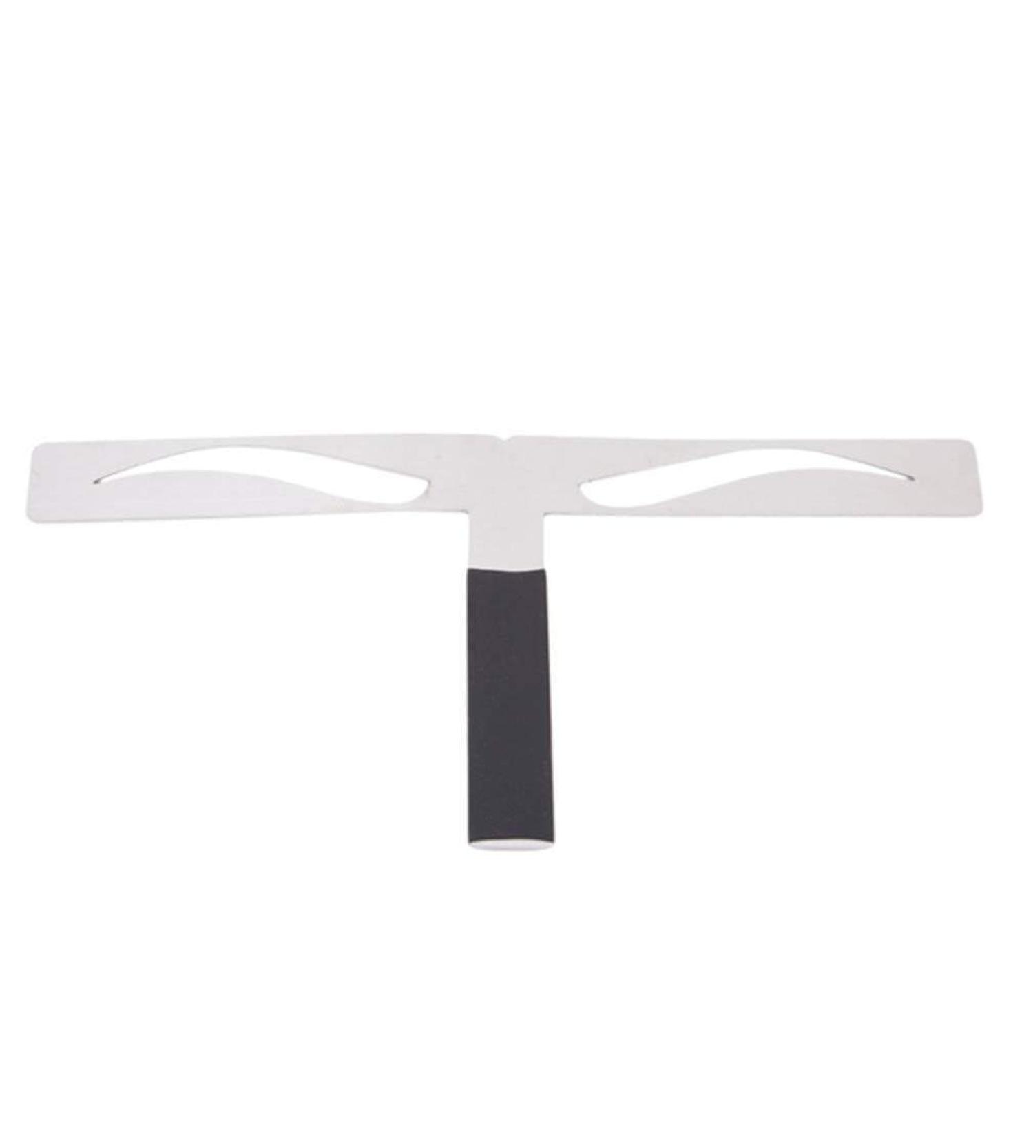 1Pc T-Shaped Straight Eyebrows Stencils Caliper Positioning Makeup Permanent Eyebrow Balance Ruler Beauty Tools Practical and Deft - Buy Online on GoSupps.com