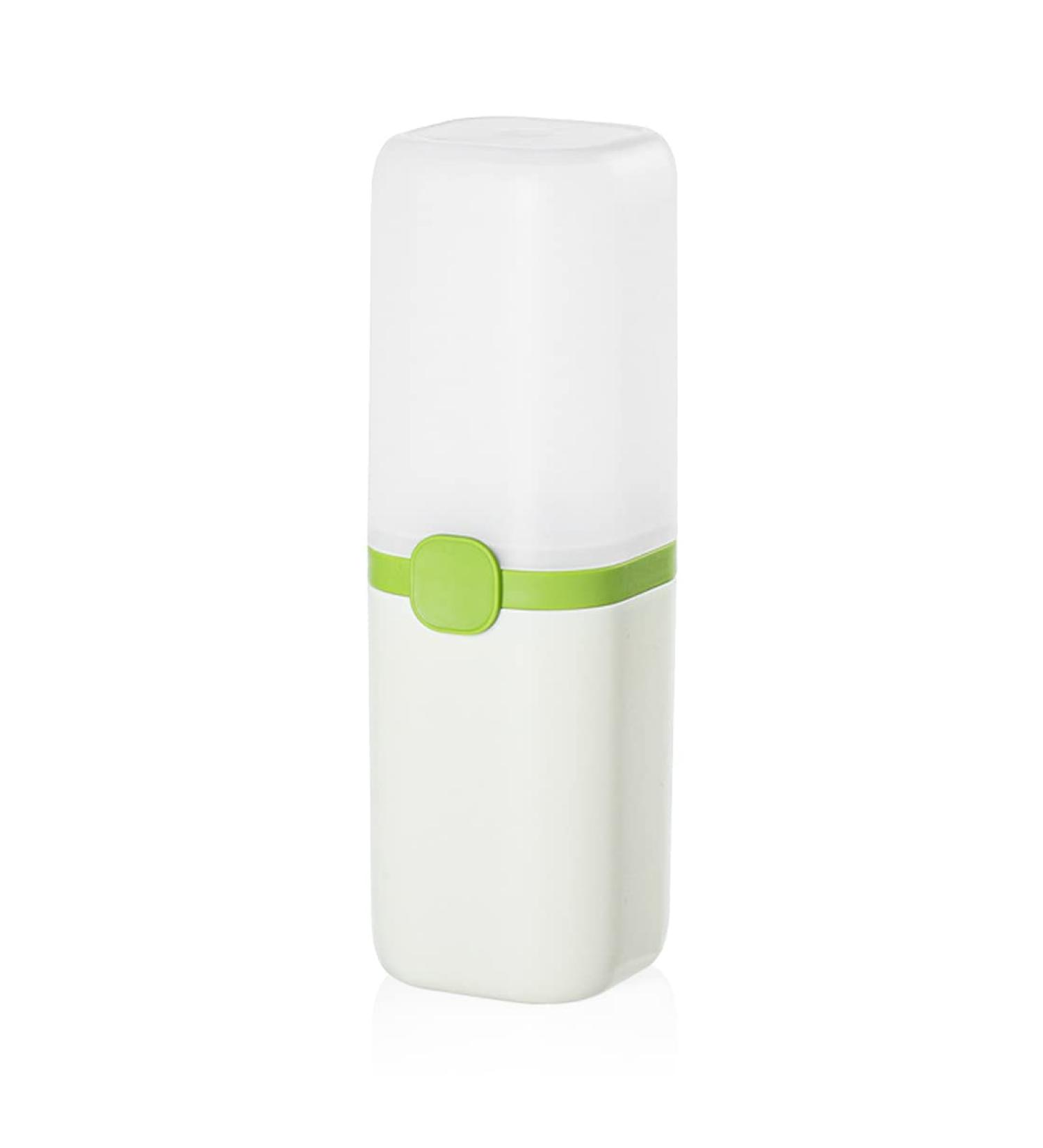 Portable Toothbrush Case & Gargle Cup Organizer for Travel & Daily Use - Green - Buy Online on GoSupps.com