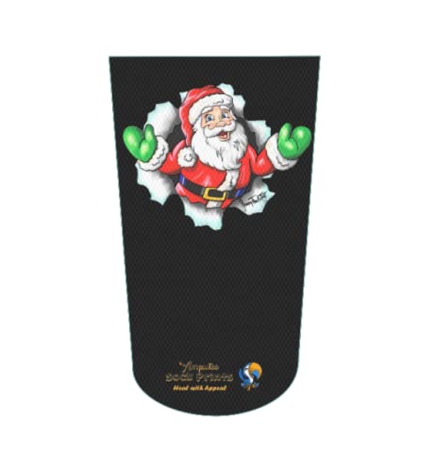 Amputee Stump Sock Santa Breaks Through Black 3-Ply - V1 | Pack of 3 - Buy Online on GoSupps.com