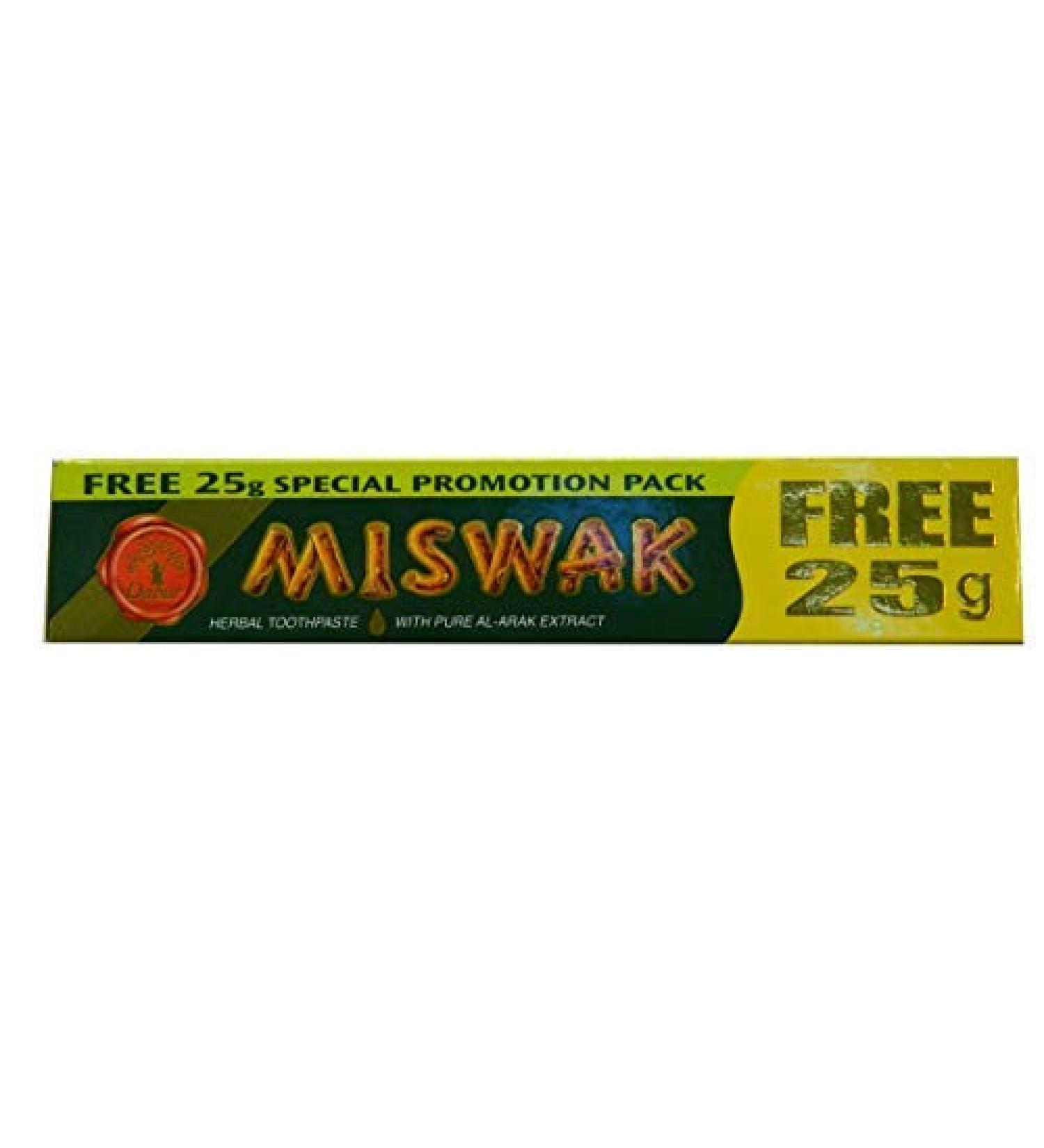  Dabur Dabur Miswak Herbal Paste (Herbal Toothpaste with Miswak Extract) 150g Pack of 3 Ayurvedic Beauty Products - Buy Online on GoSupps.com