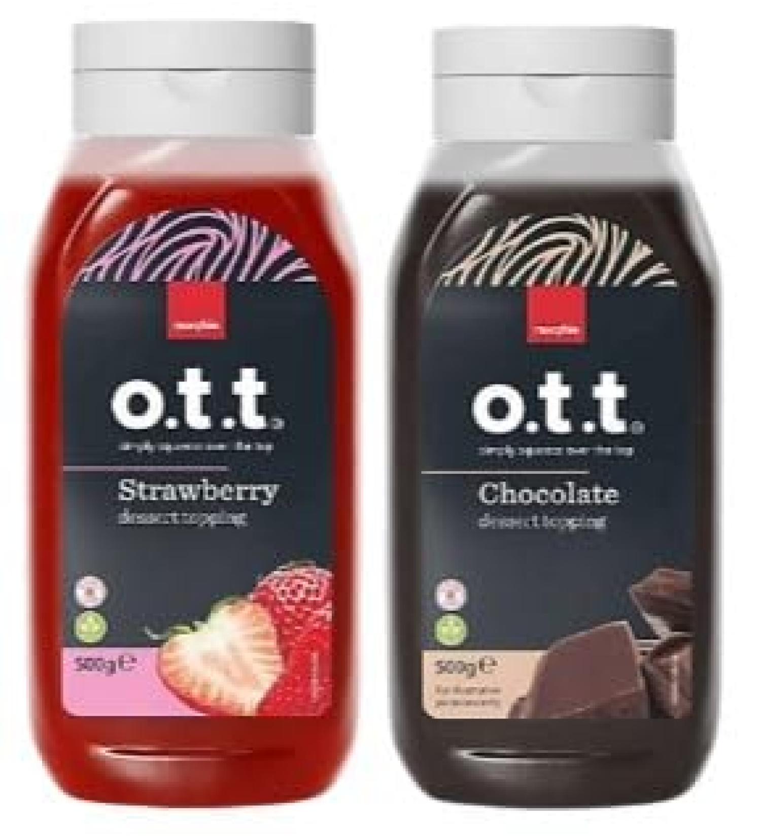 OTT Dessert Topping Sauces (OTT Strawberry Chocolate)