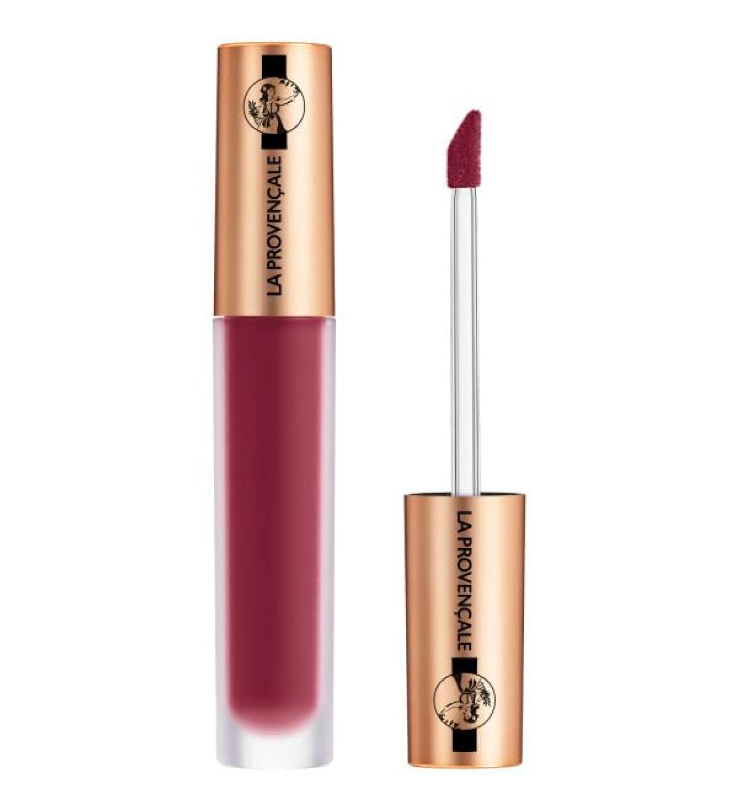La Proven ale Le Rouge Mat Ocres - 100% of ingredients of natural origin - enriched with care oil - for intensive lips with a velvety matt finish - color plum Vaucluse (405) 405 Pflaum Vaucluse 4.3 ml (1 Pack)