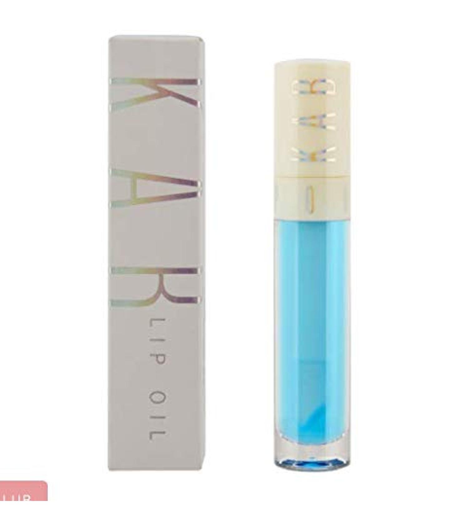 KAB Lip Oils for Hydrating Lips   Non-Sticky  Tinted Lip Oil Lip Gloss with Vitamin E in Coconut Flavor   Sheer  Cruelty-Free Lip Oil Tinted in Juicy Shades with Doe Foot Applicator (Blue Raspberry)
