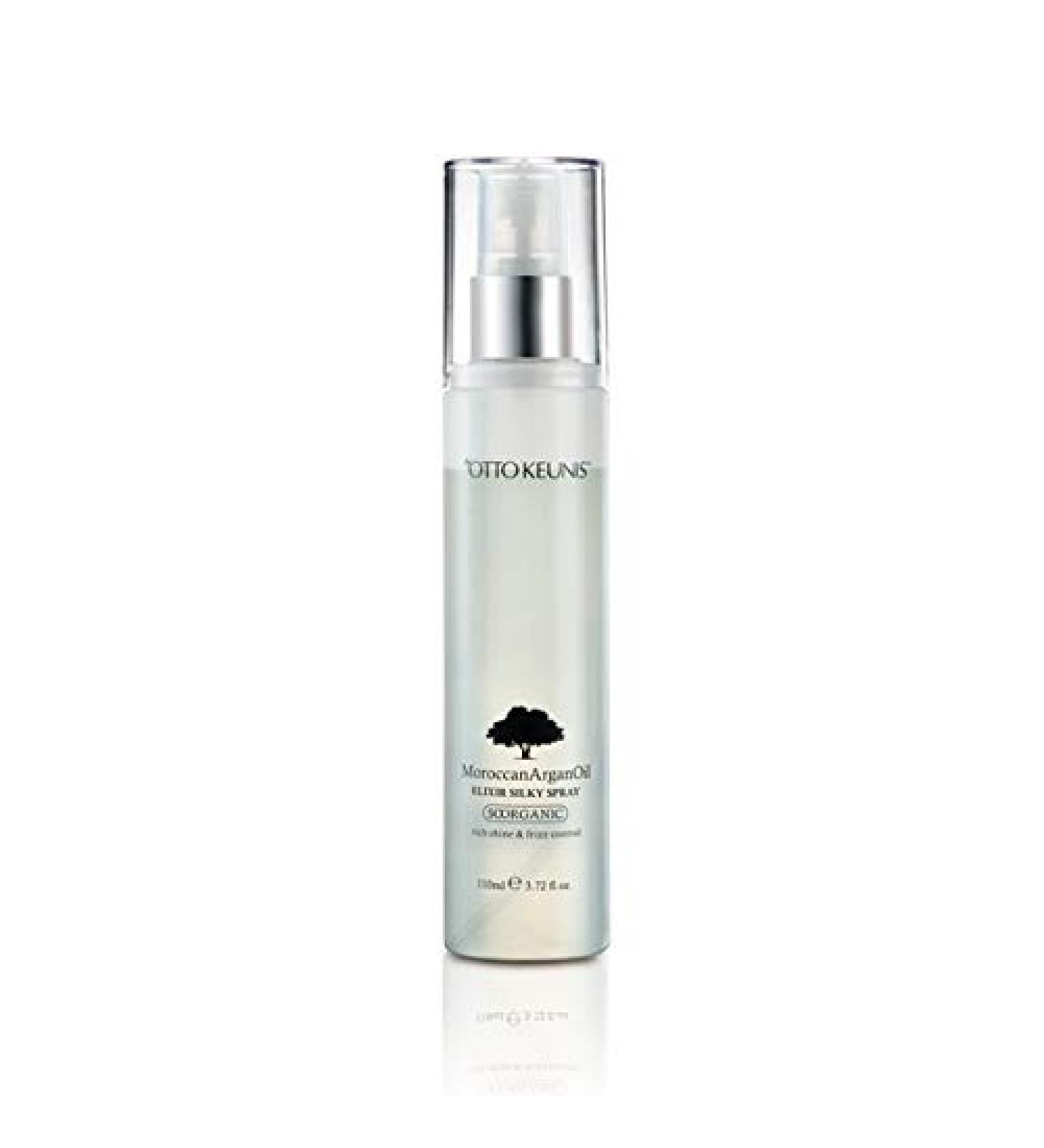 Moroccan Argan Oil Elixir Silky Spray- Shine & Frizz Control - 110 Ml 3.72 Fl.oz.