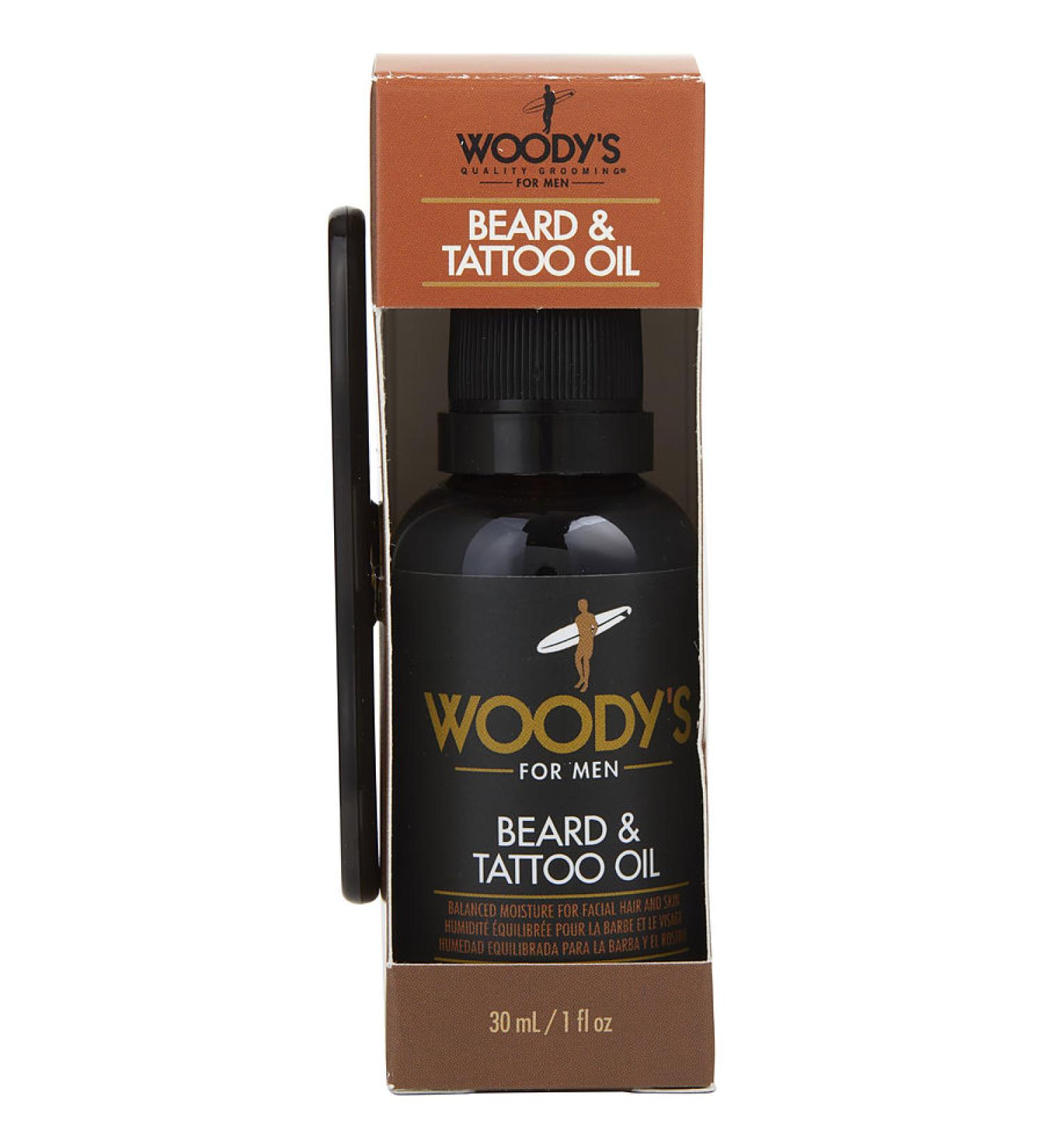 Woody's by Woody's - BEARD AND TATOO OIL 1 OZ - MEN