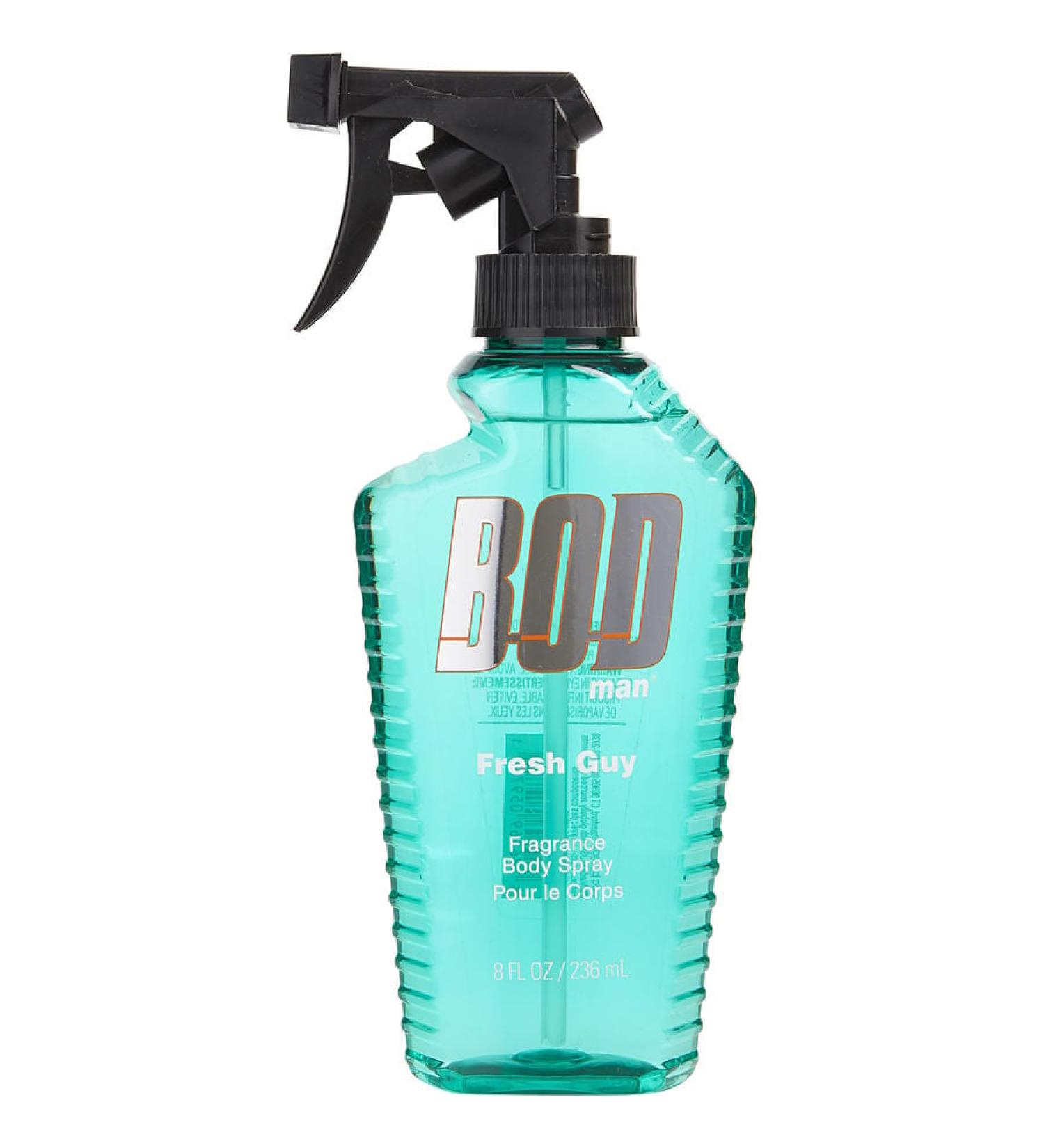 BOD MAN FRESH GUY by Parfums de Coeur - FRAGRANCE BODY SPRAY 8 OZ - MEN