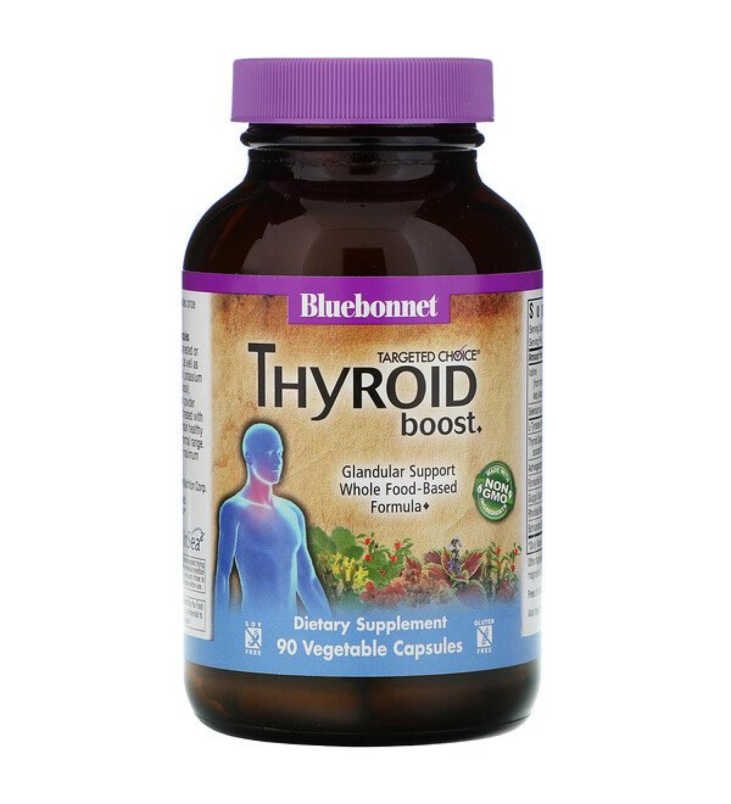 Bluebonnet Nutrition Targeted Choice Thyroid Boost 90 Vegetable Capsules