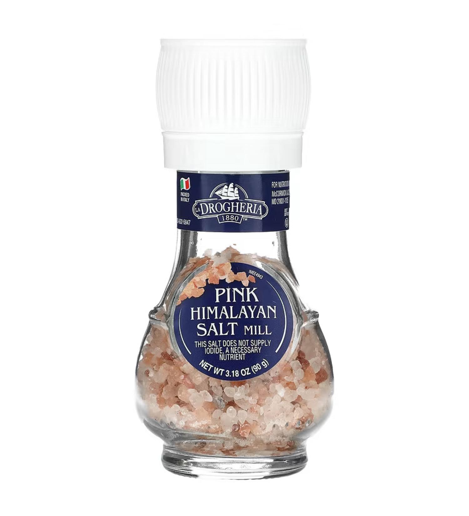 All Natural Pink Himalayan Salt Mill - 3.18 oz | Drogheria & Alimentari - Buy Online on GoSupps.com