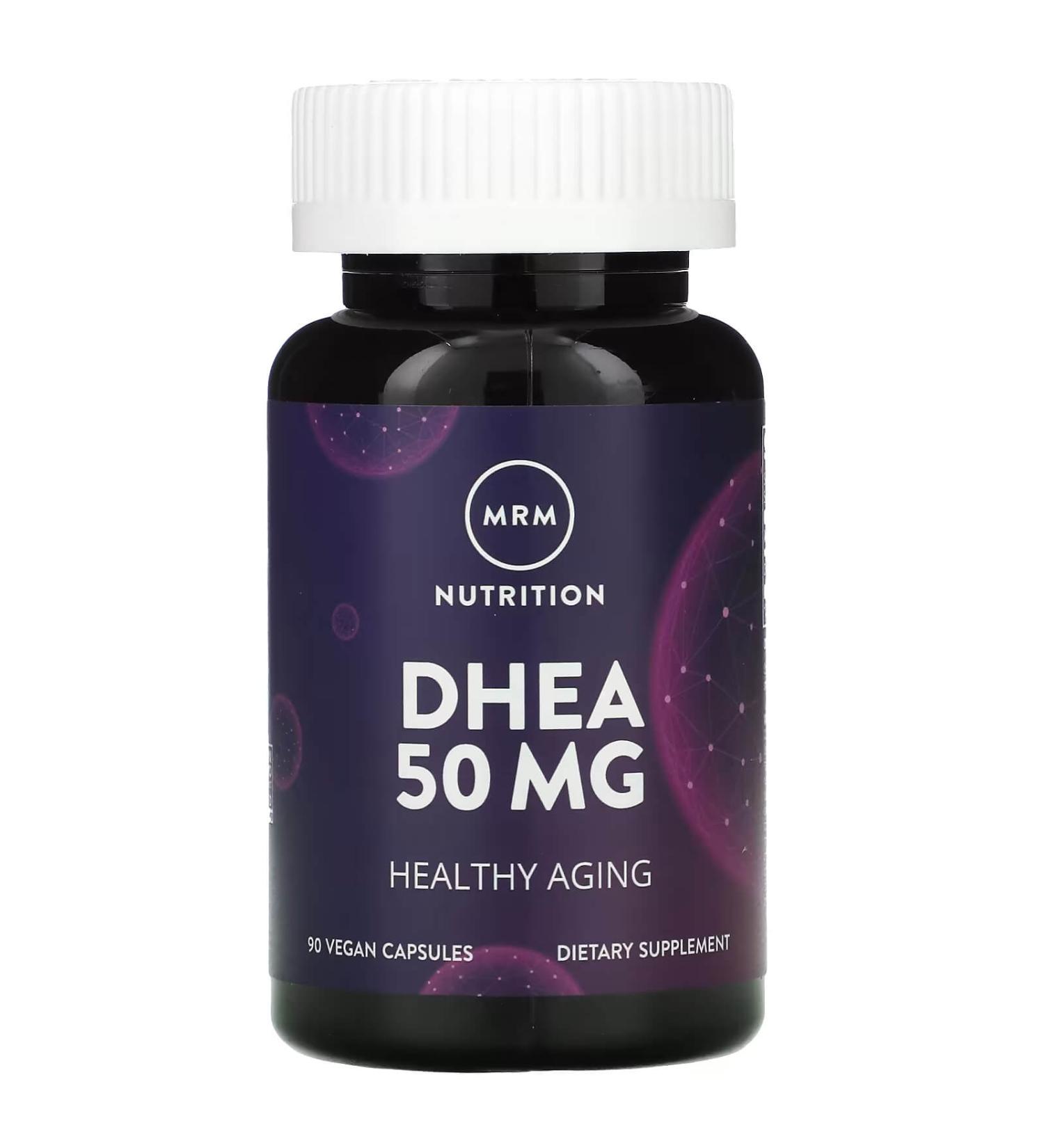 MRM DHEA 50mg - 90 Vegan Capsules for Hormonal Balance & Wellness - Buy Online on GoSupps.com
