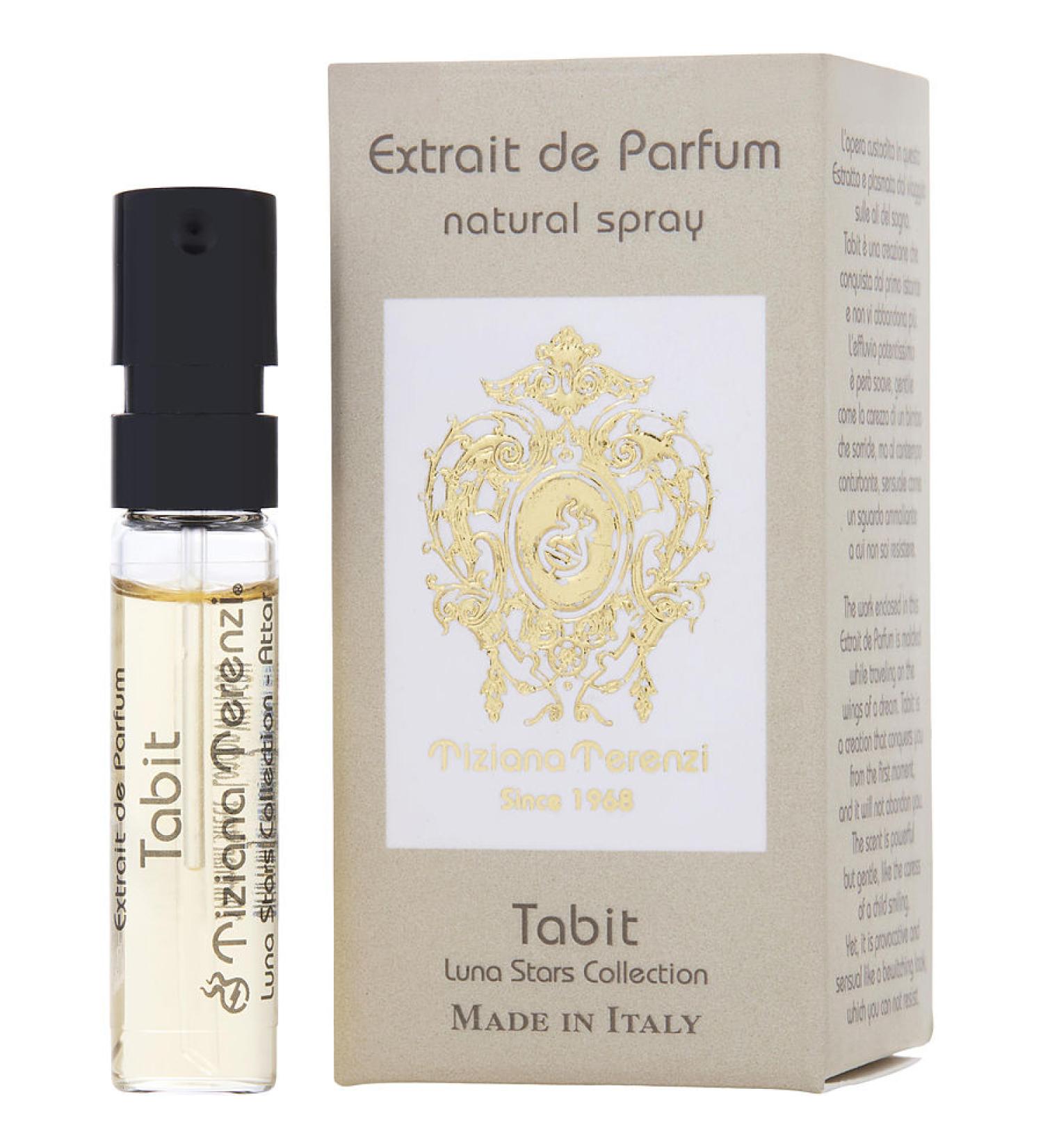 TIZIANA TERENZI TABIT by Tiziana Terenzi - EXTRAIT DE PARFUM SPRAY VIAL - UNISEX