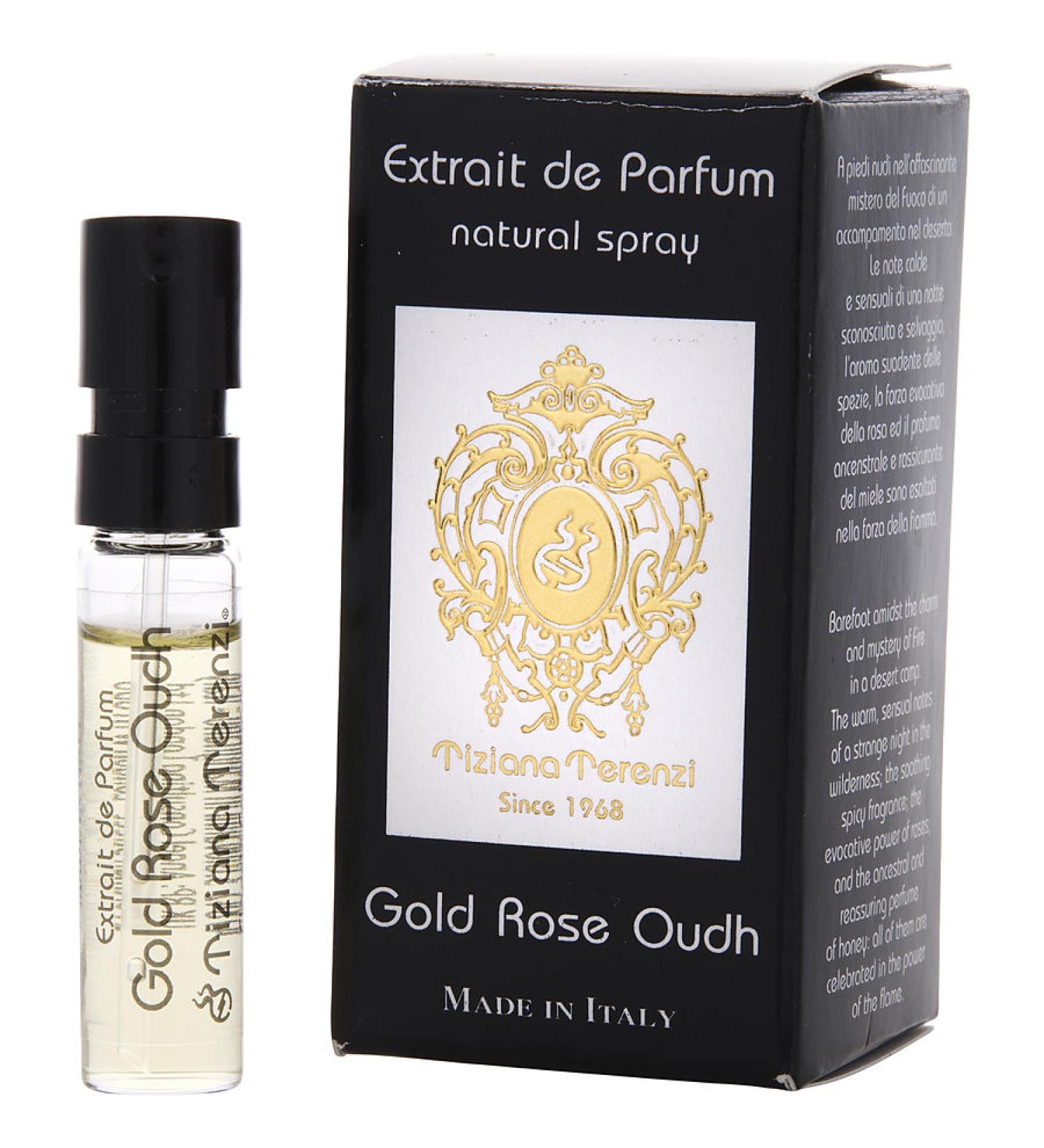TIZIANA TERENZI GOLD ROSE OUDH by Tiziana Terenzi - EXTRAIT DE PARFUM SPRAY VIAL - UNISEX