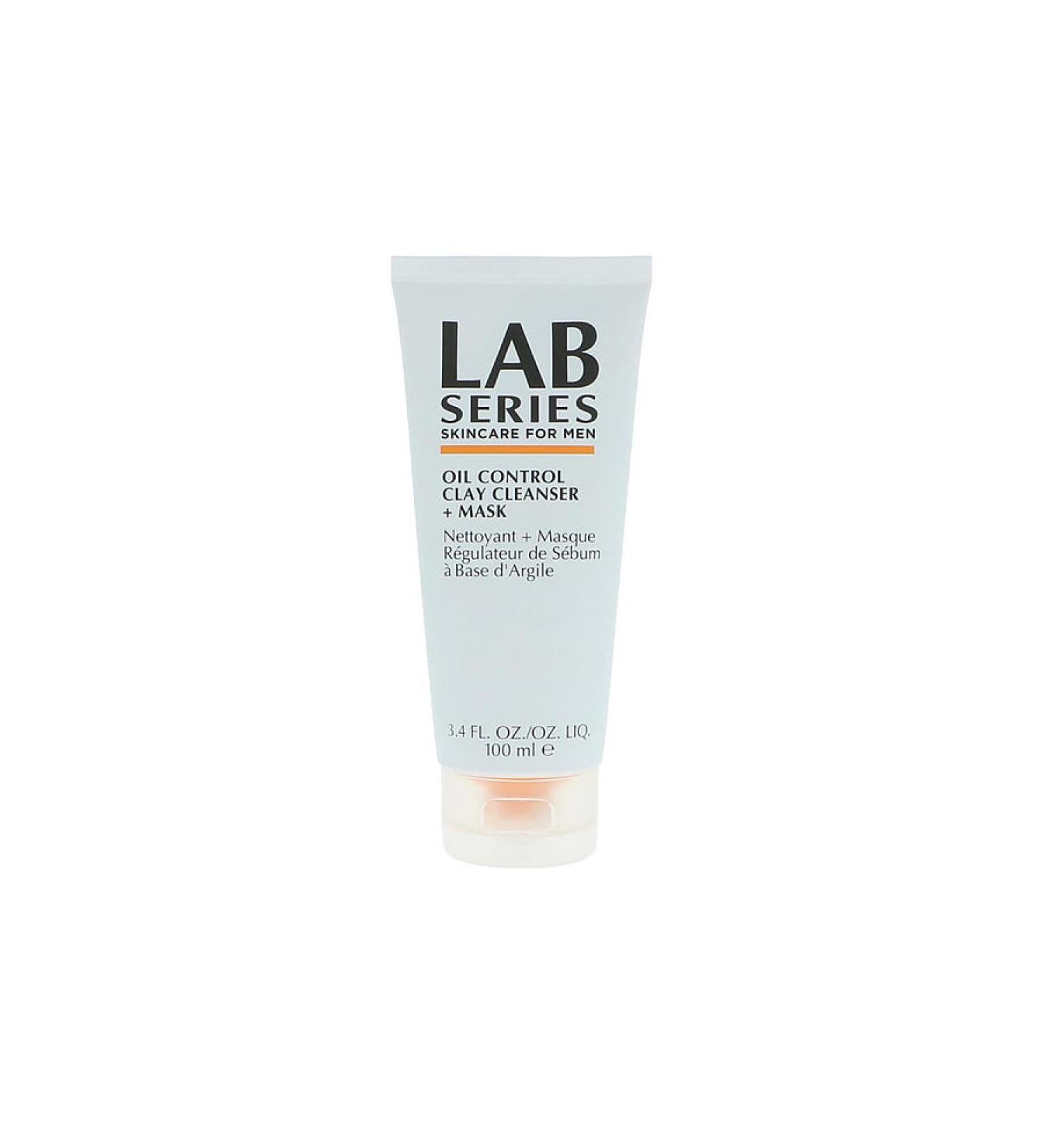 Lab Series by Lab Series - Skincare for Men: Oil Control Clay Cleanser + Mask 3.4 oz - MEN