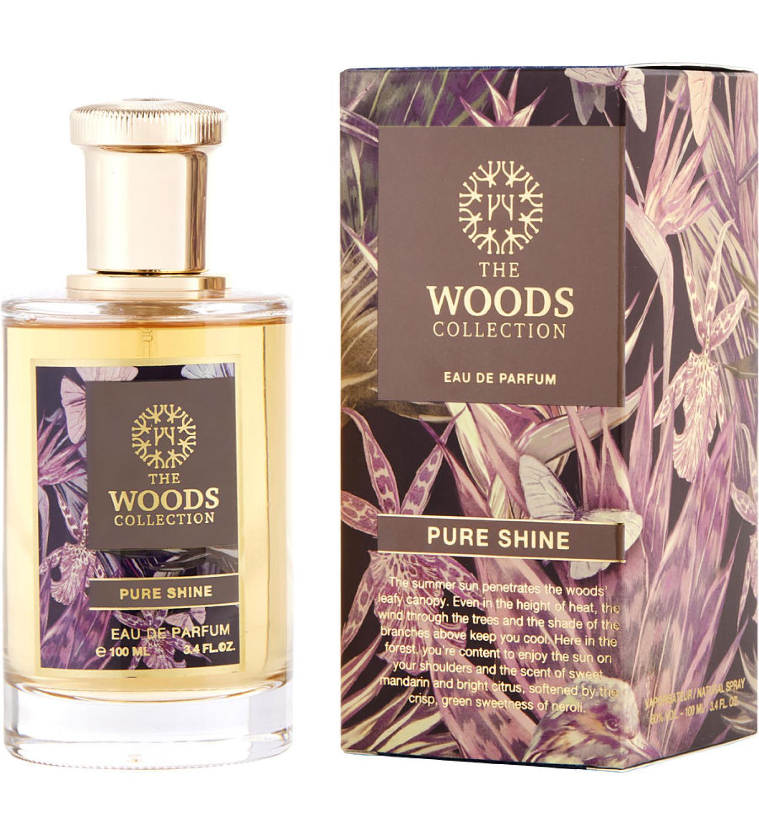 THE WOODS COLLECTION PURE SHINE by The Woods Collection - EAU DE PARFUM SPRAY 3.4 OZ (OLD PACKAGING) - UNISEX