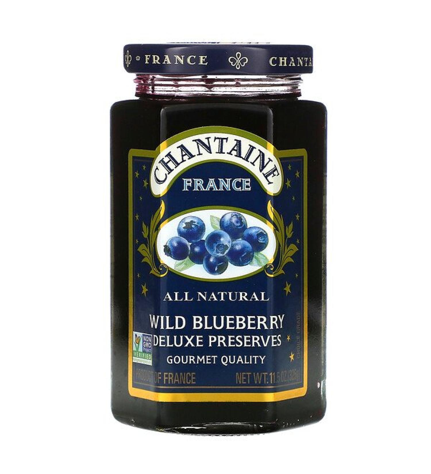 Chantaine Deluxe Preserves Wild Blueberry 11.5 oz (325 g)