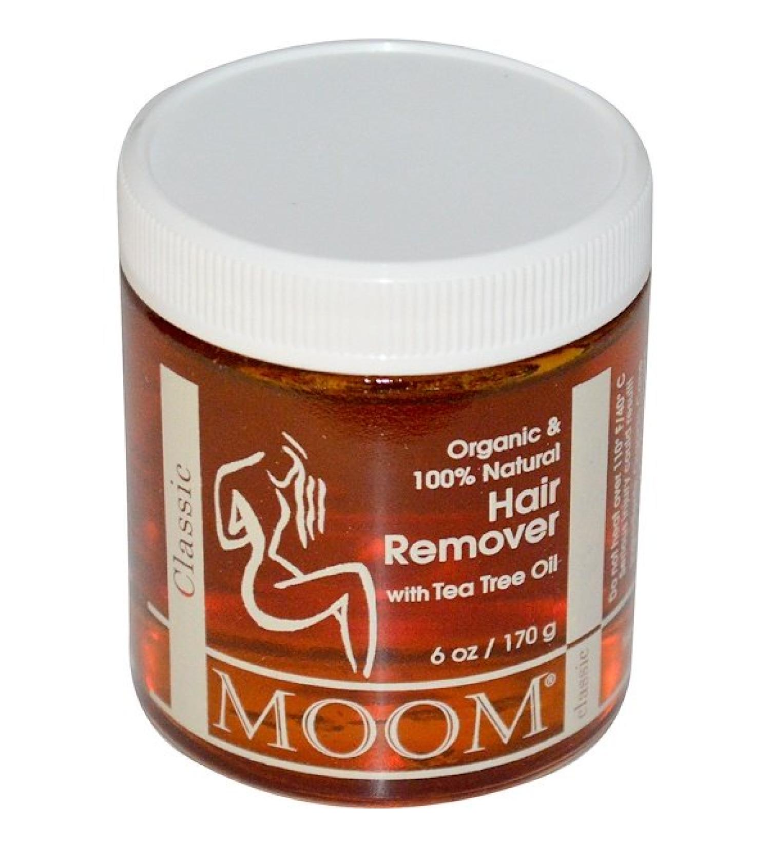 Moom Hair Remover with Tea Tree Oil Classic 6 oz (170g)