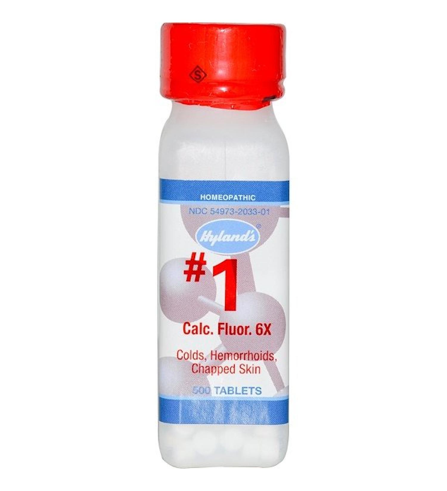 Hyland's #1 Calc. Fluor. 6X 500 Tablets